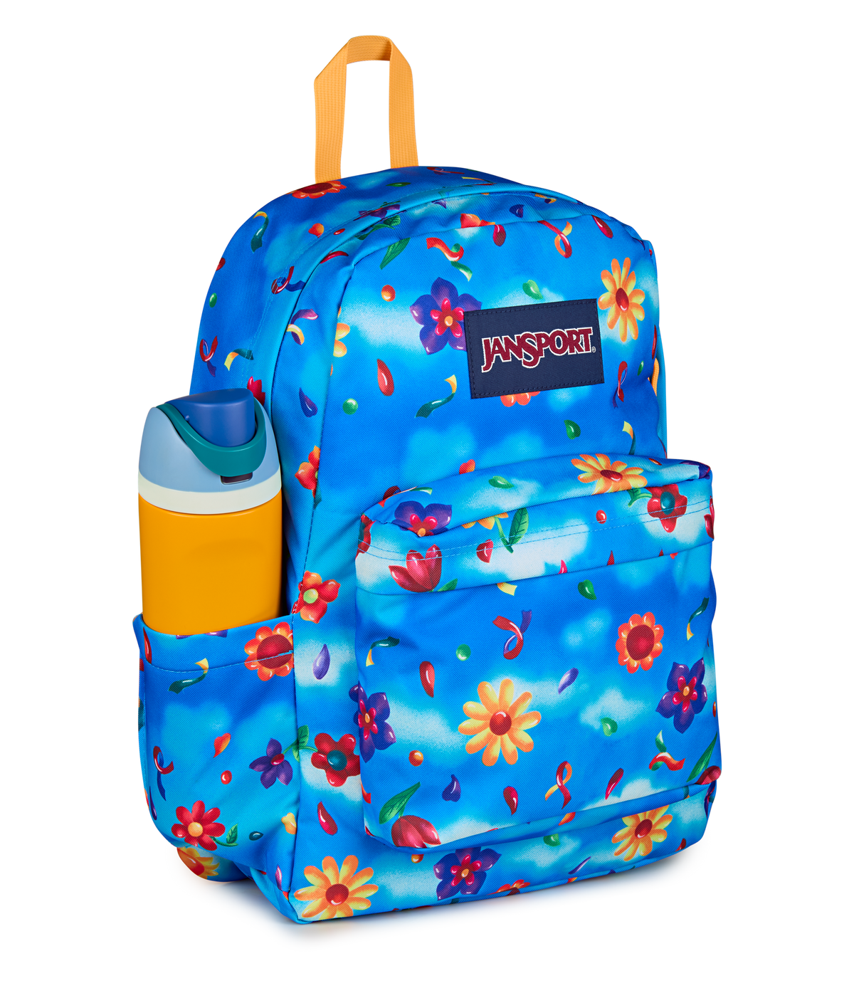 JanSport SuperBreak Plus Iconic Style in Daydream Floral — detail view