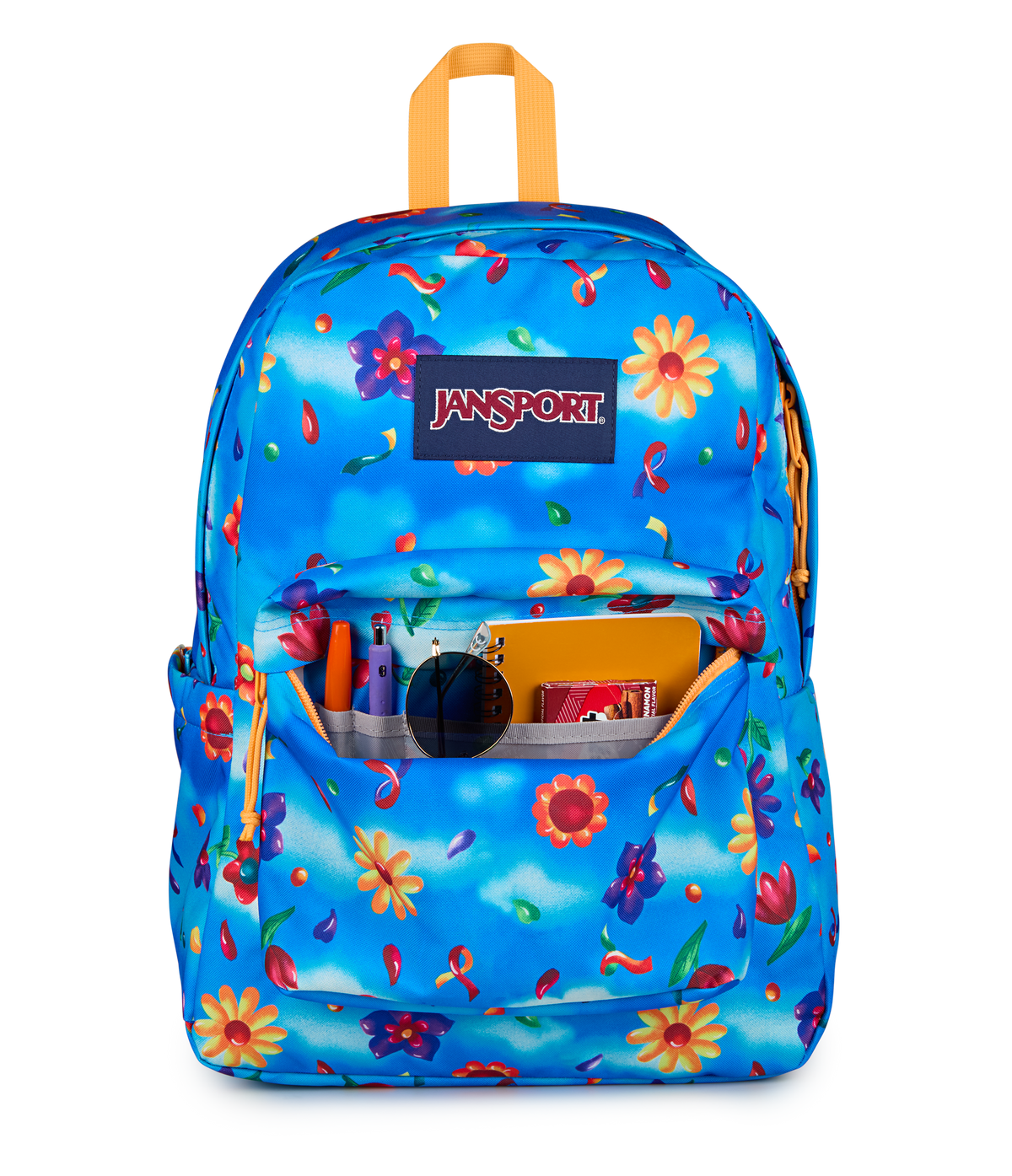 JanSport SuperBreak Plus Iconic Style in Daydream Floral — detail view 3