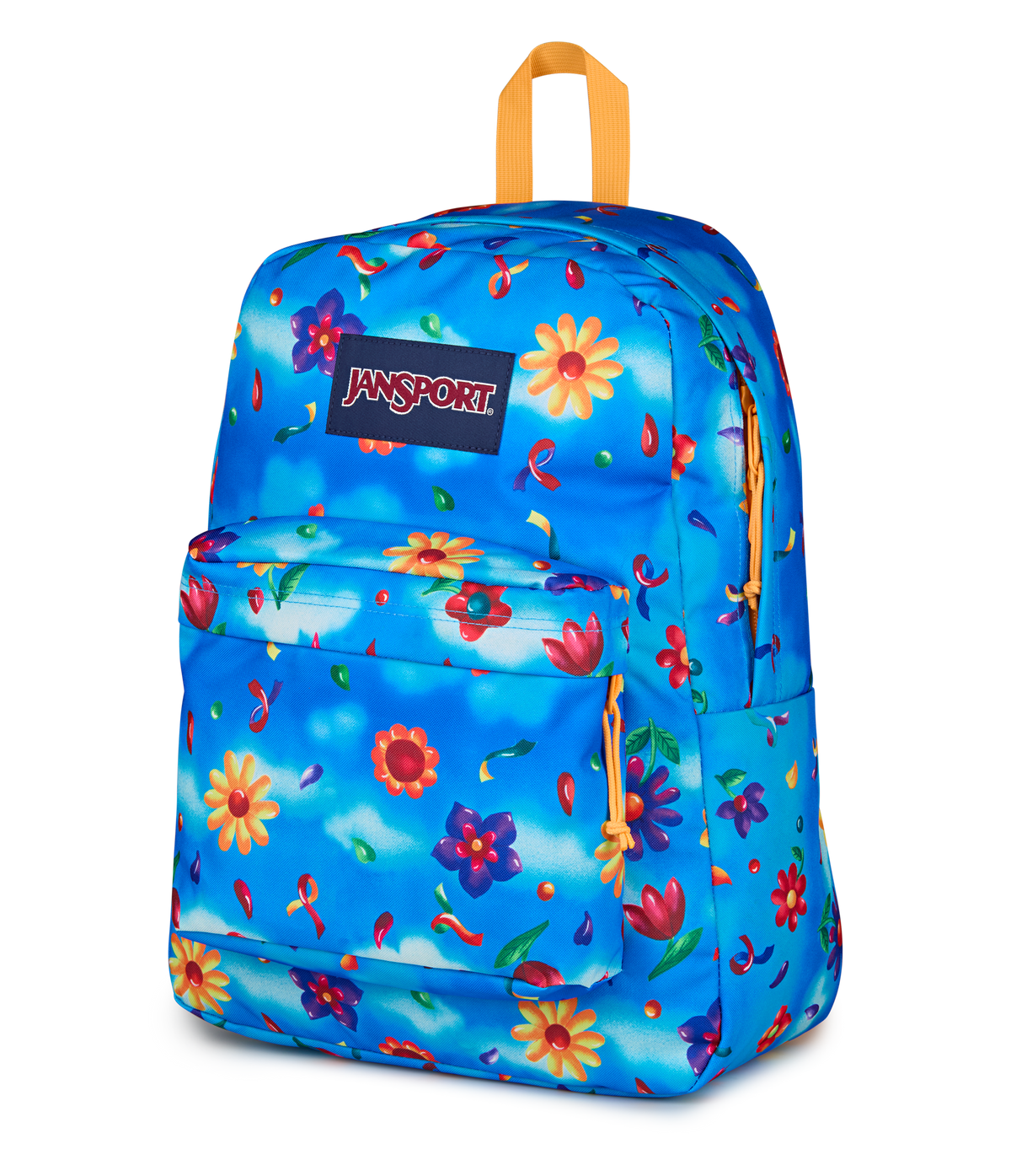 JanSport SuperBreak Plus Iconic Style in Daydream Floral — side view
