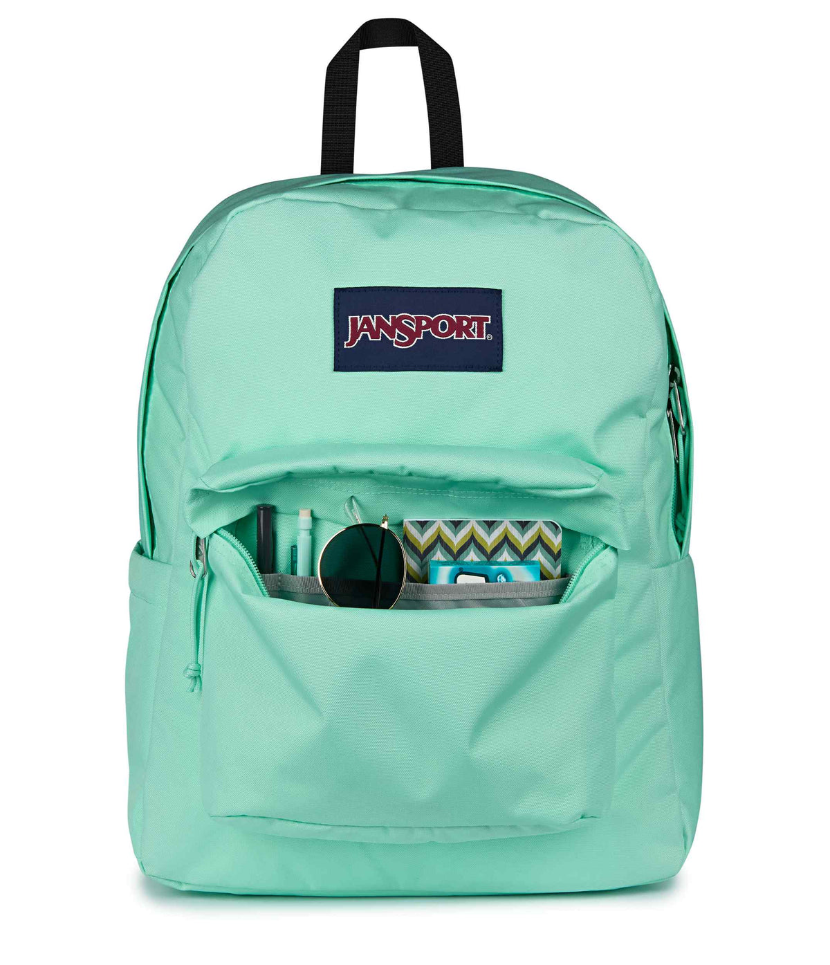 JanSport SuperBreak Plus Iconic Style in Magic Mint — detail view 3