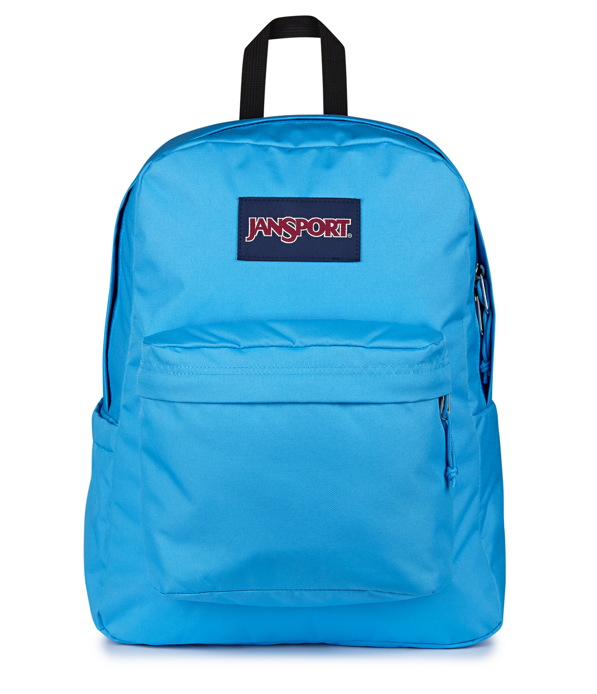JanSport SuperBreak Plus Iconic Style in Electric Azul — front view