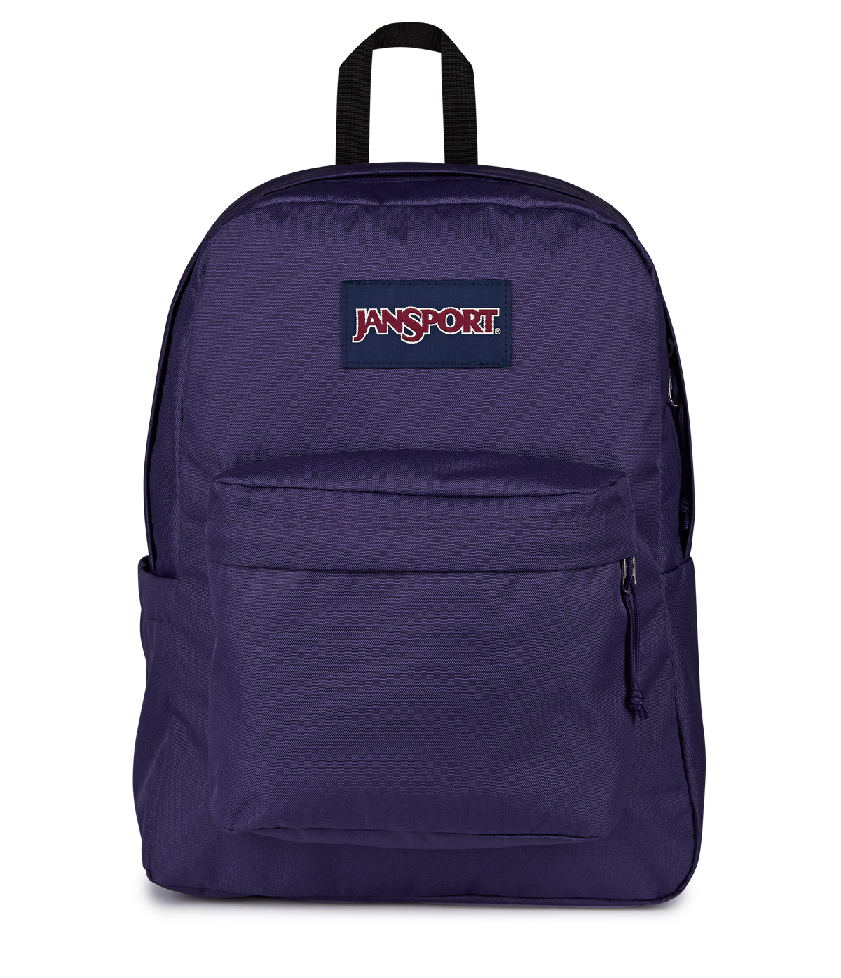 JanSport SuperBreak Plus Iconic Style in Amethyst Angst — front view