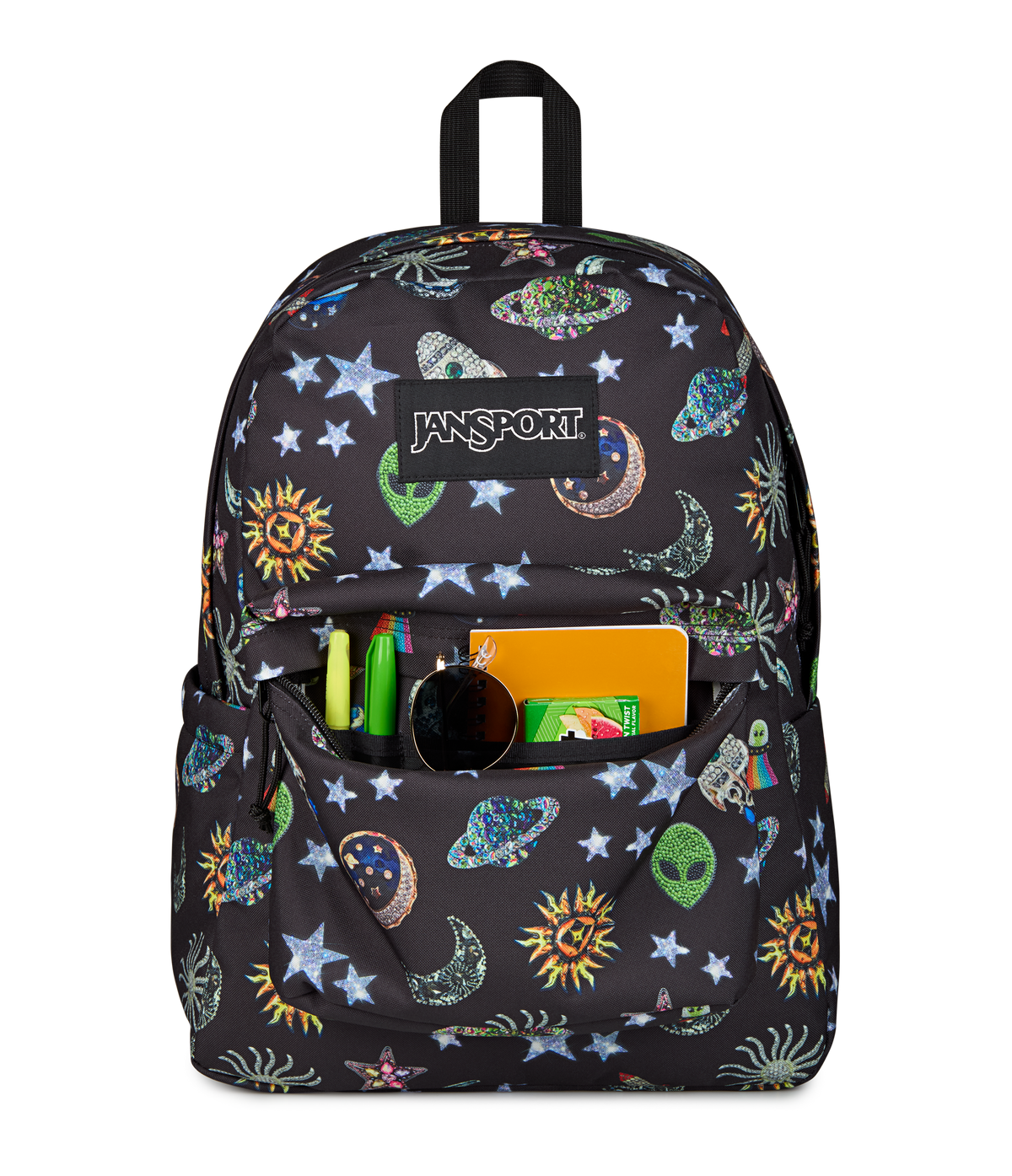 JanSport SuperBreak Plus Iconic Style in Galaxy Glam — detail view 3