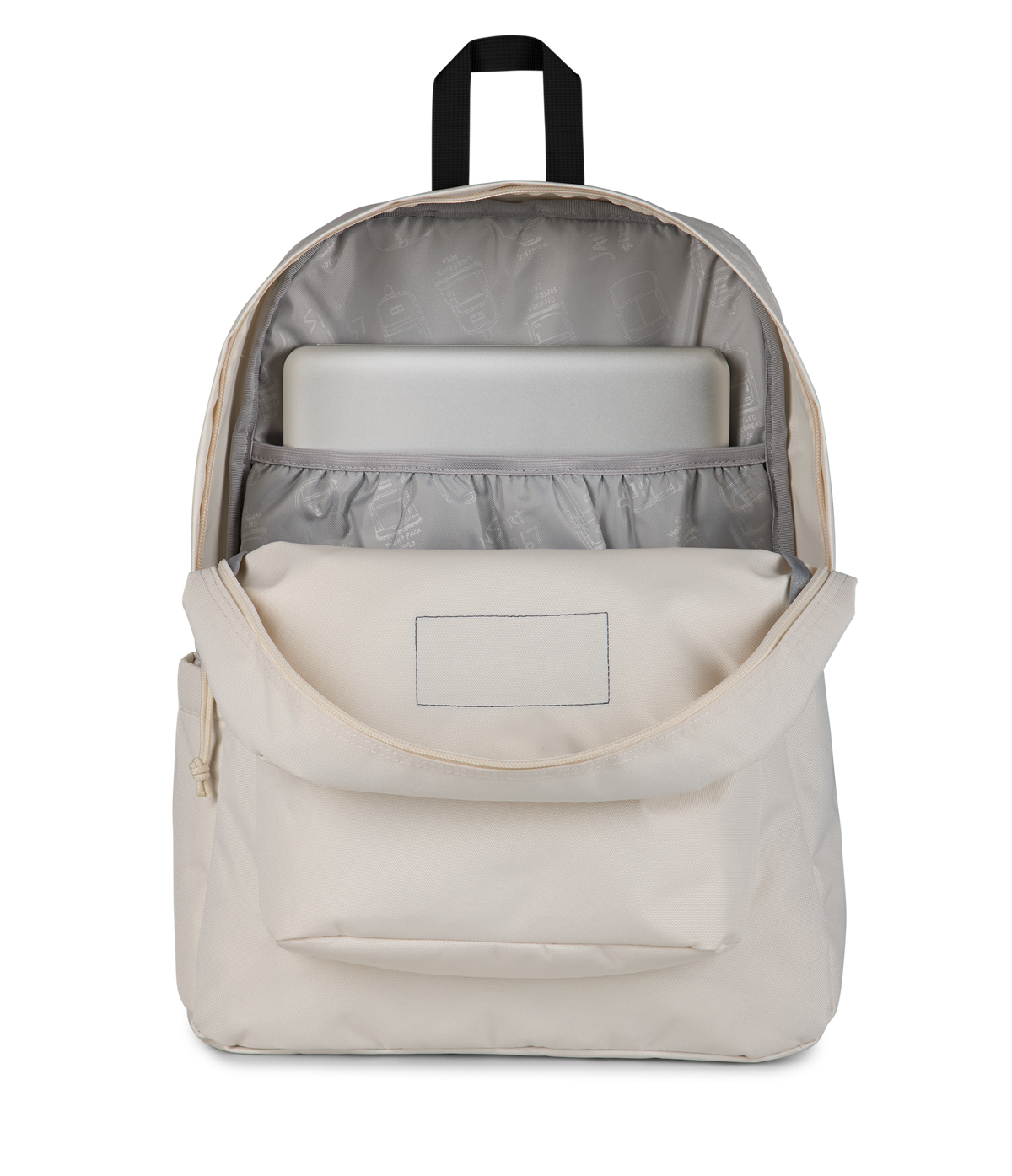 JanSport SuperBreak Plus Iconic Style in Moon Flower — detail view 2