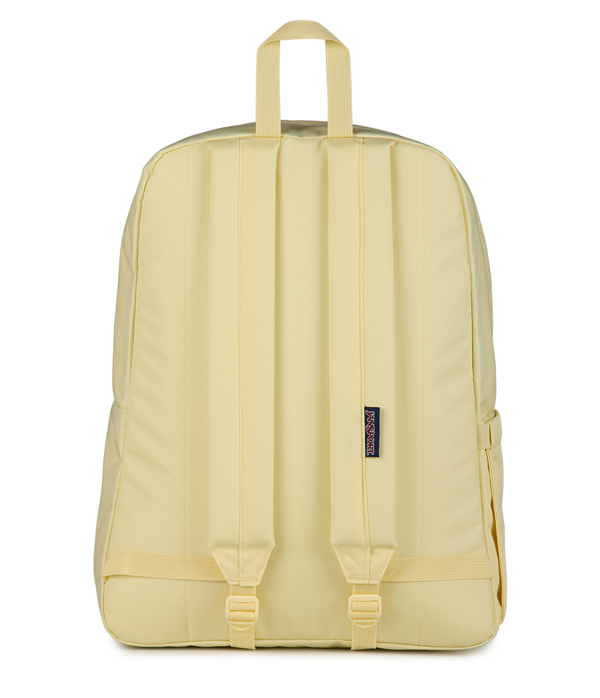 JanSport SuperBreak Plus Iconic Style in Lemon Ice — back view