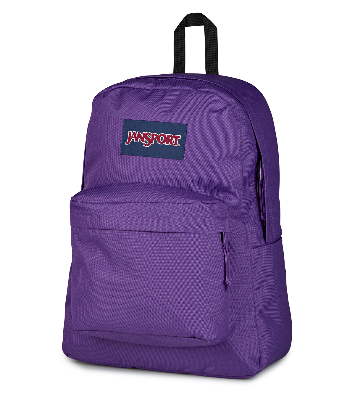 JanSport SuperBreak Plus Iconic Style in Grape Jelly — side view