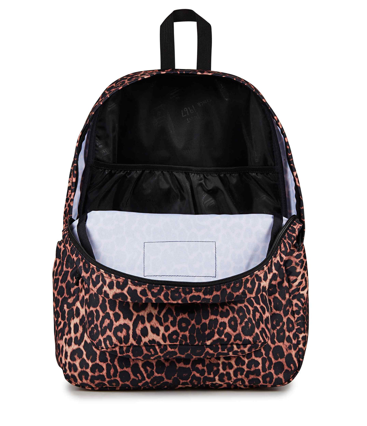 JanSport SuperBreak Plus Iconic Style in Animal Illusion — interior view