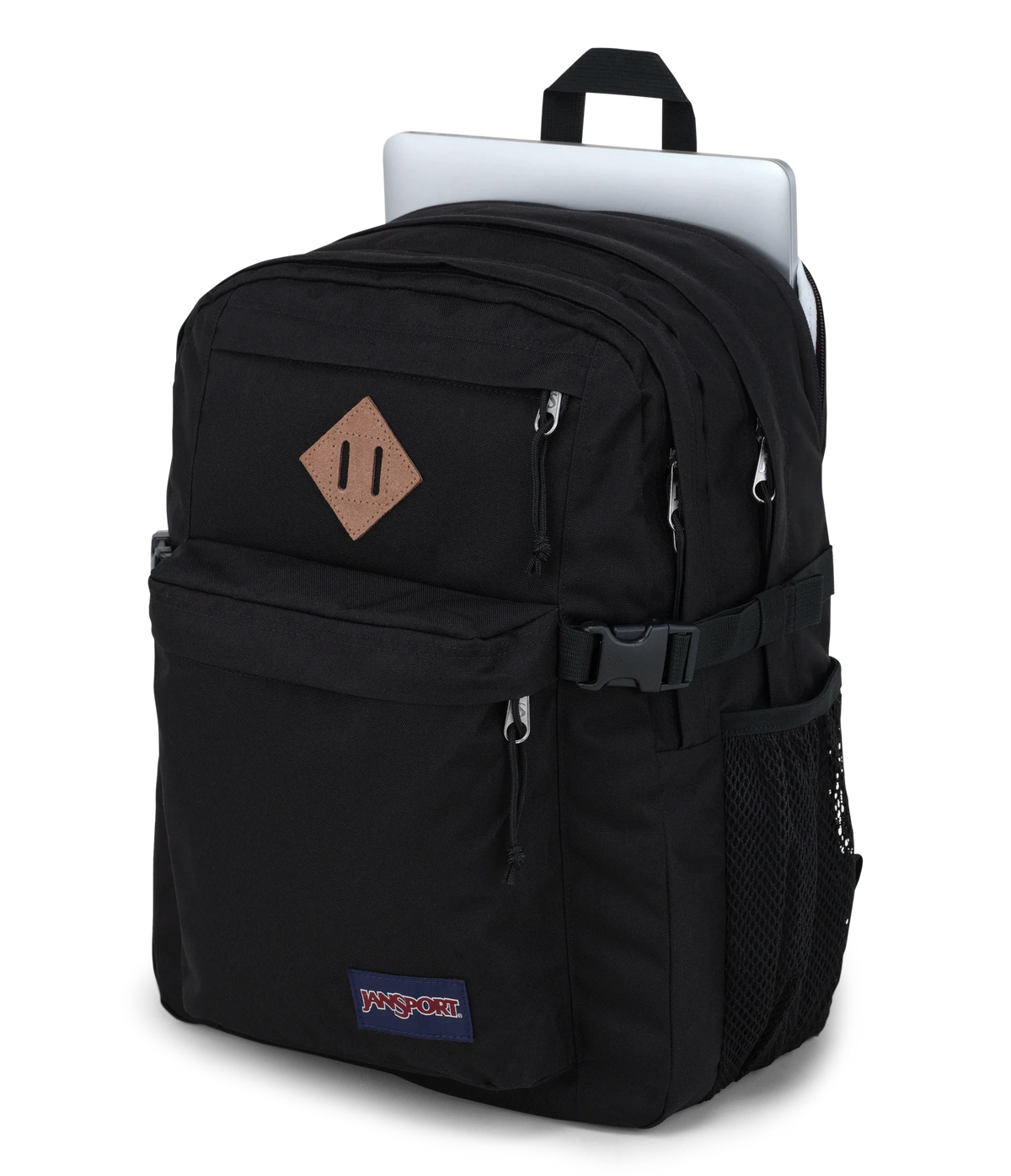 JanSport Main Campus Iconic Style in Black — detail view 2
