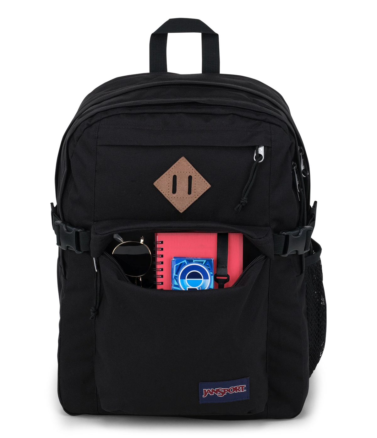 JanSport Main Campus Iconic Style in Black — detail view 3