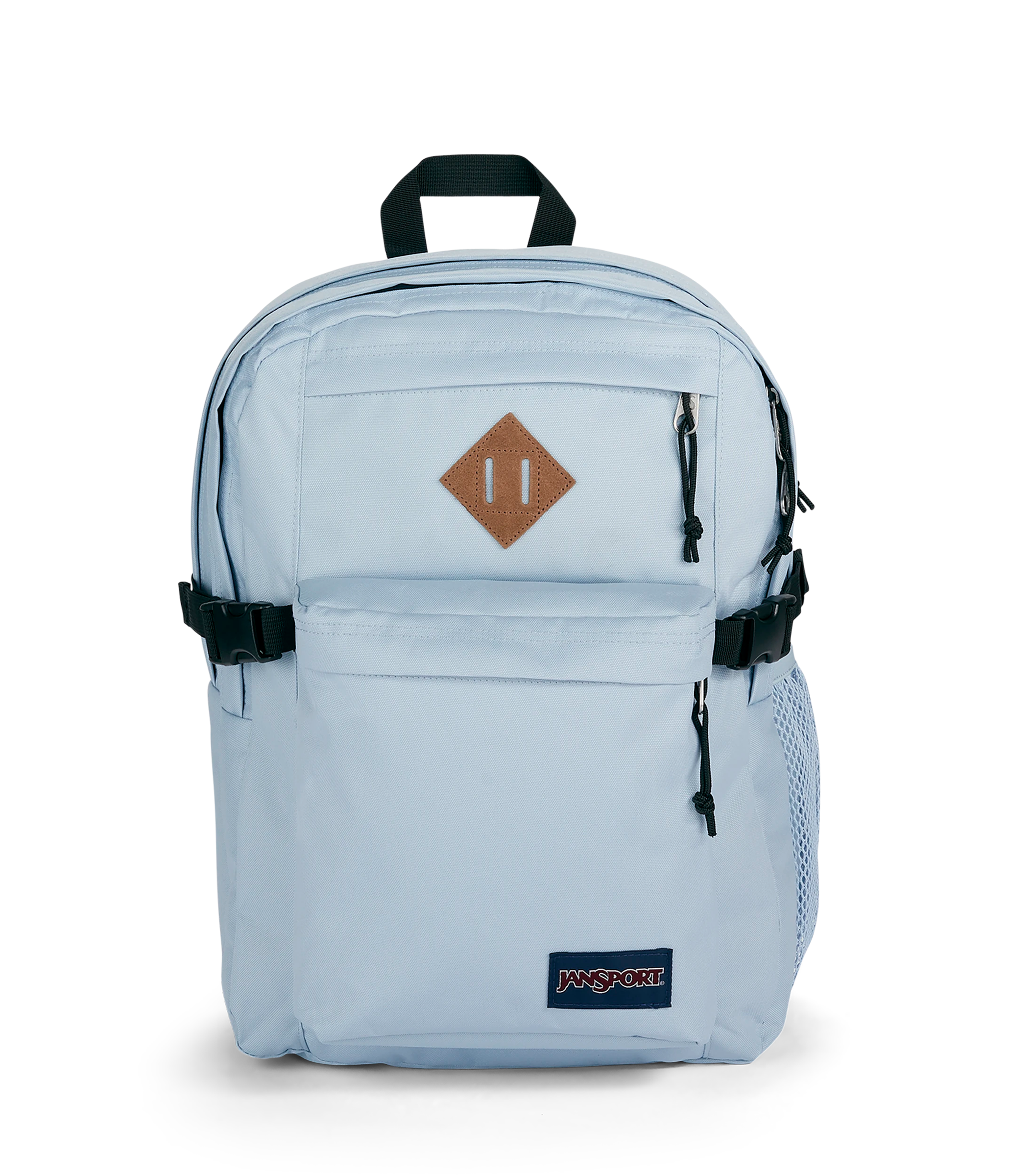 JanSport Main Campus Iconic Style in Blue Dusk — front view # color_Blue Dusk