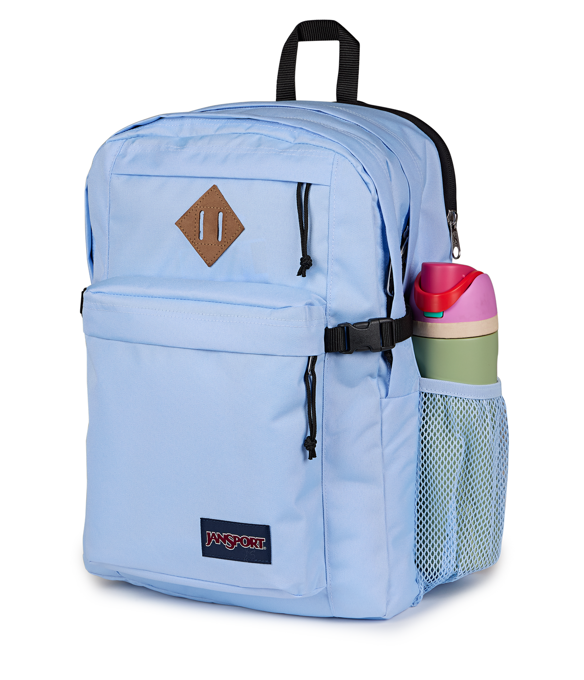 JanSport Main Campus Iconic Style in Hydrangea — detail view