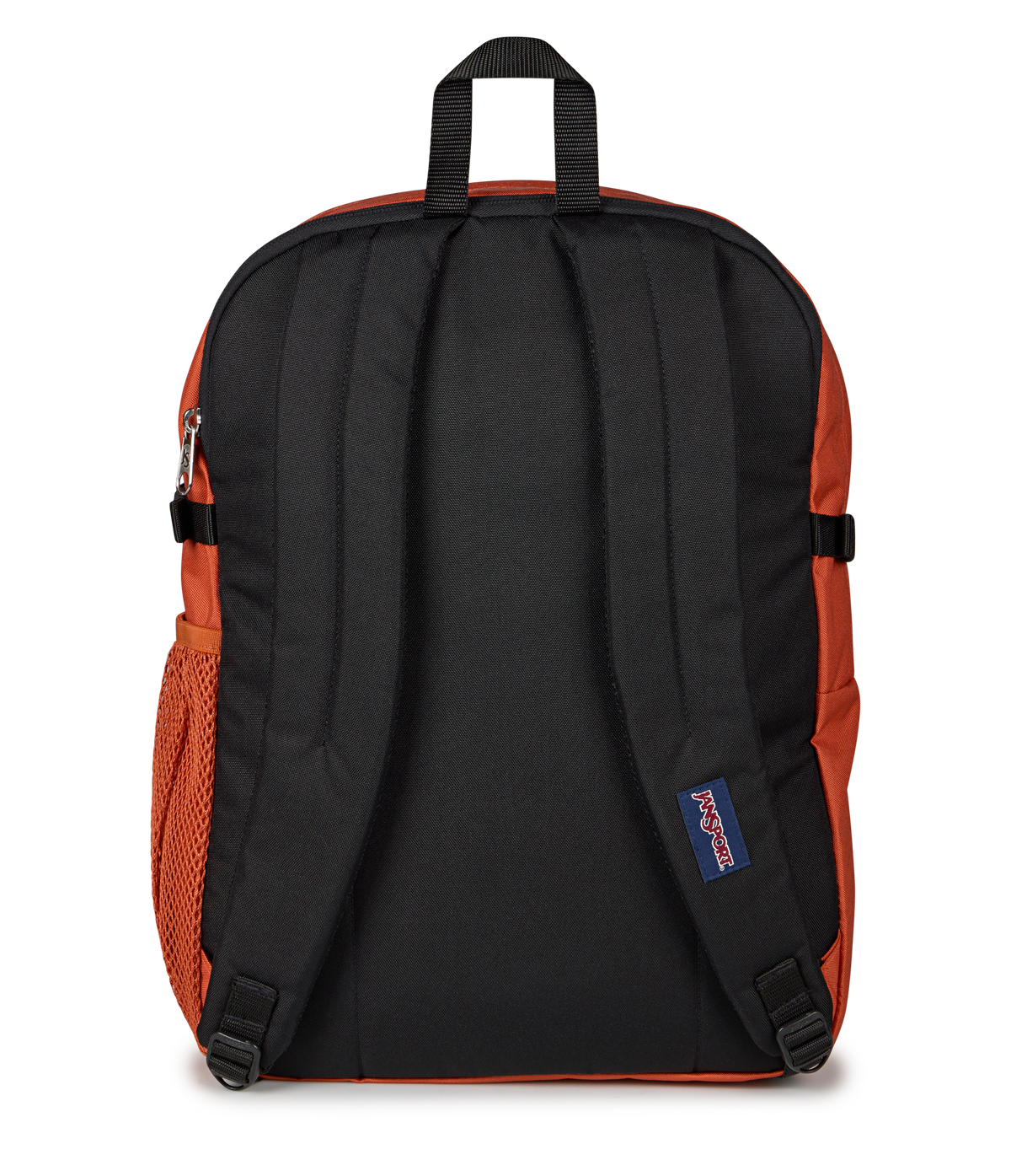 JanSport Main Campus Iconic Style in Dune Red — back view