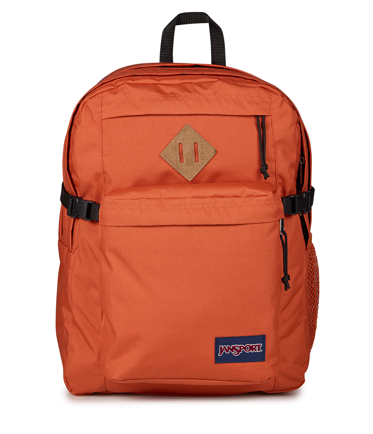 JanSport Main Campus Iconic Style in Dune Red — front view