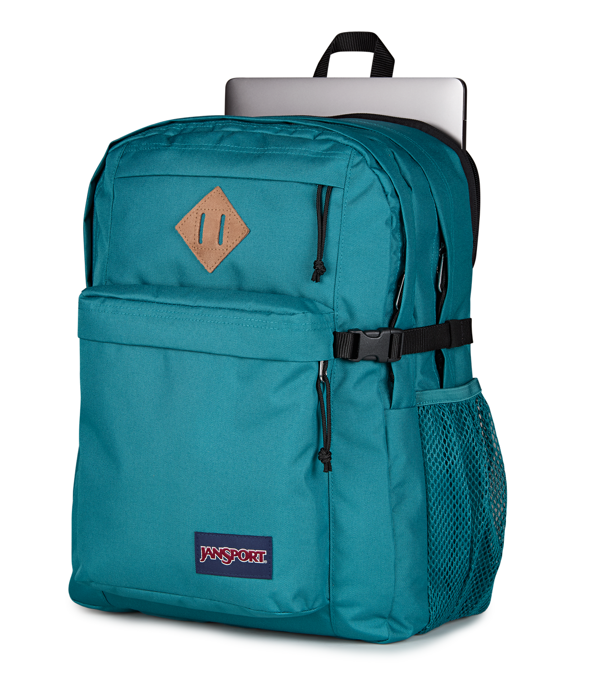 JanSport Main Campus Iconic Style in Emerald Pool — detail view 2