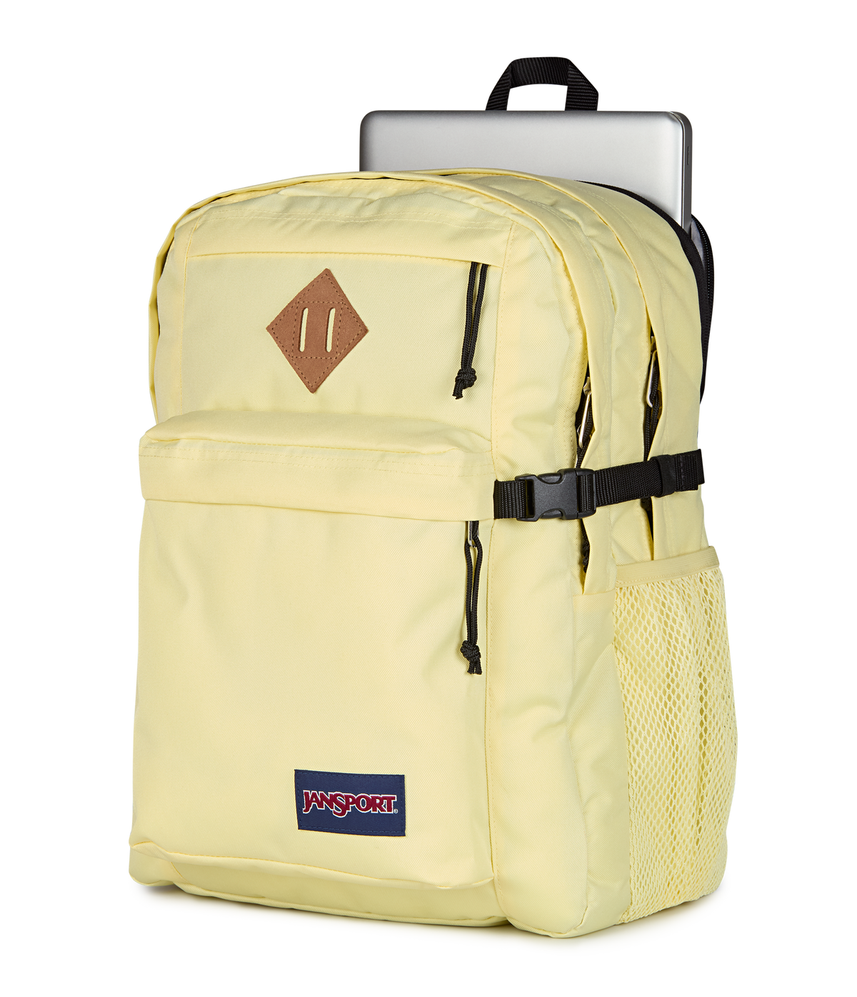 JanSport Main Campus Iconic Style in Lemon Ice — detail view 2