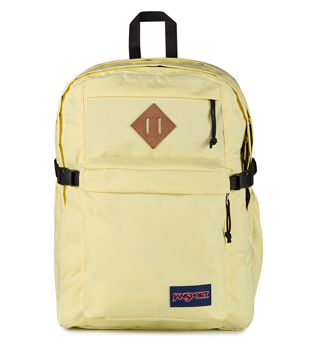 JanSport Main Campus Iconic Style in Lemon Ice — front view # color_Lemon Ice