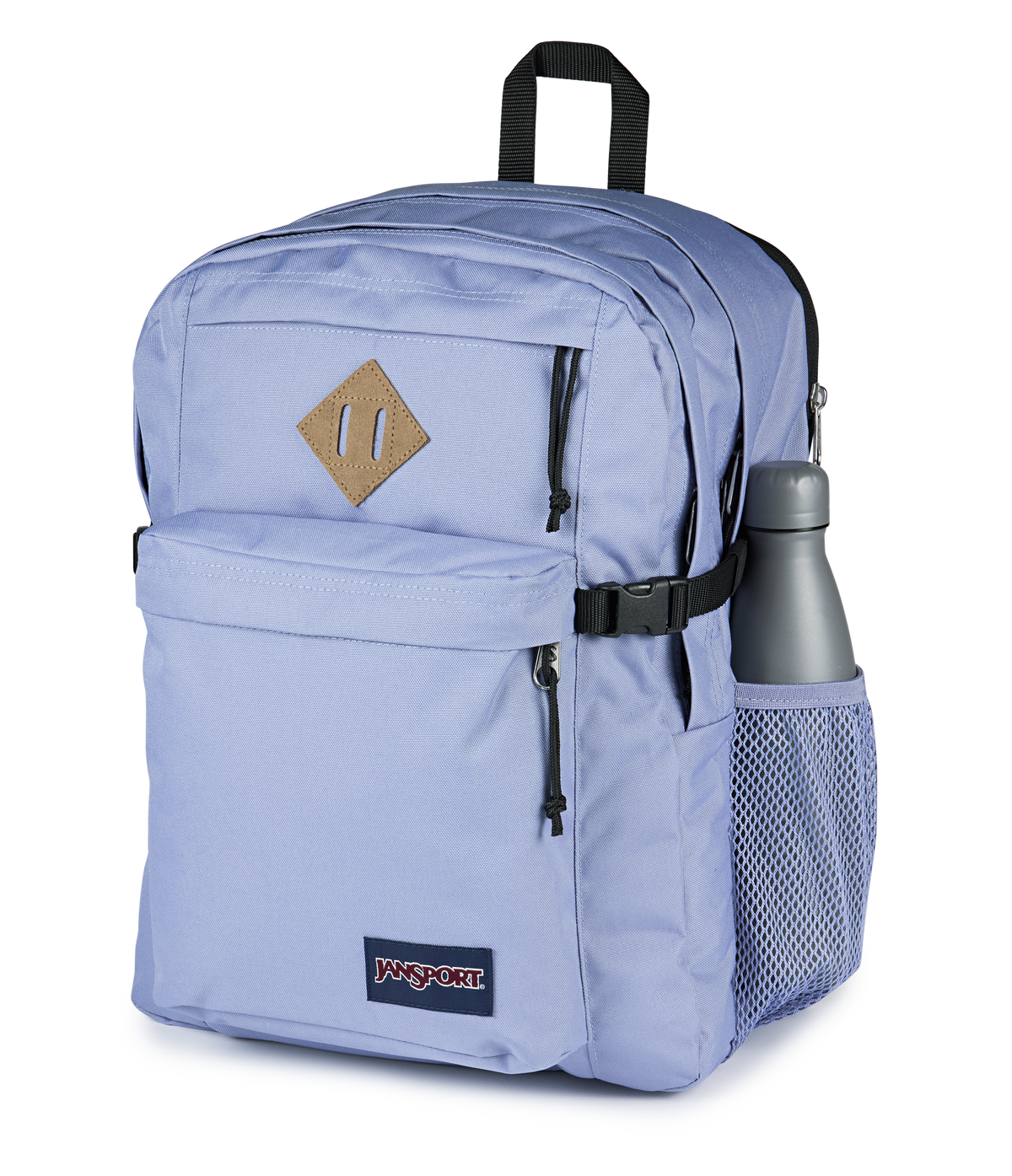 JanSport Main Campus Iconic Style in Lavender Ash — detail view