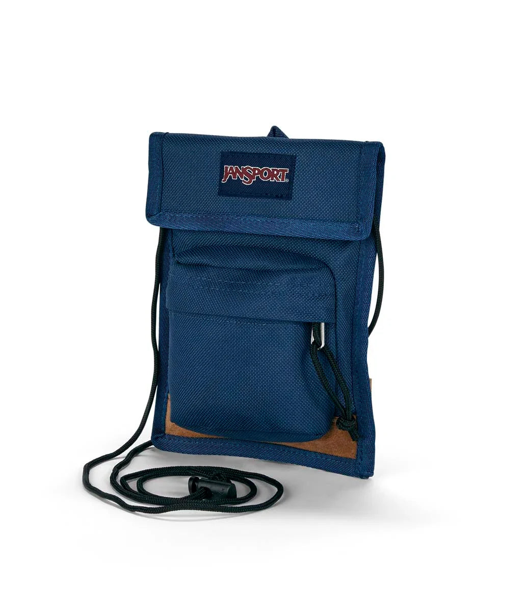 JanSport Essential Carryall Shoulder Bag in Navy — angle view