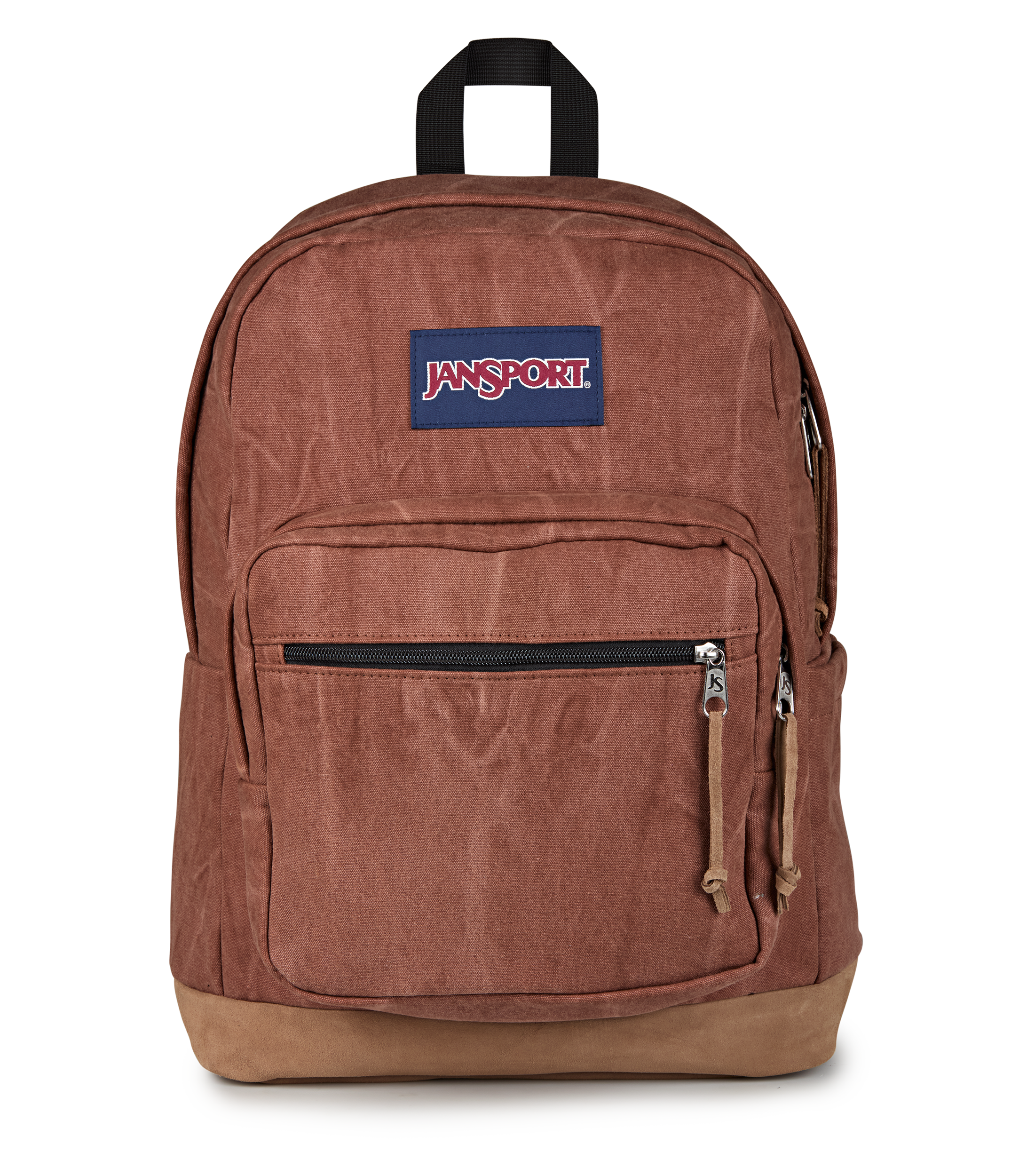 JanSport Right Pack Expressions in Aged Canvas Brown — front view