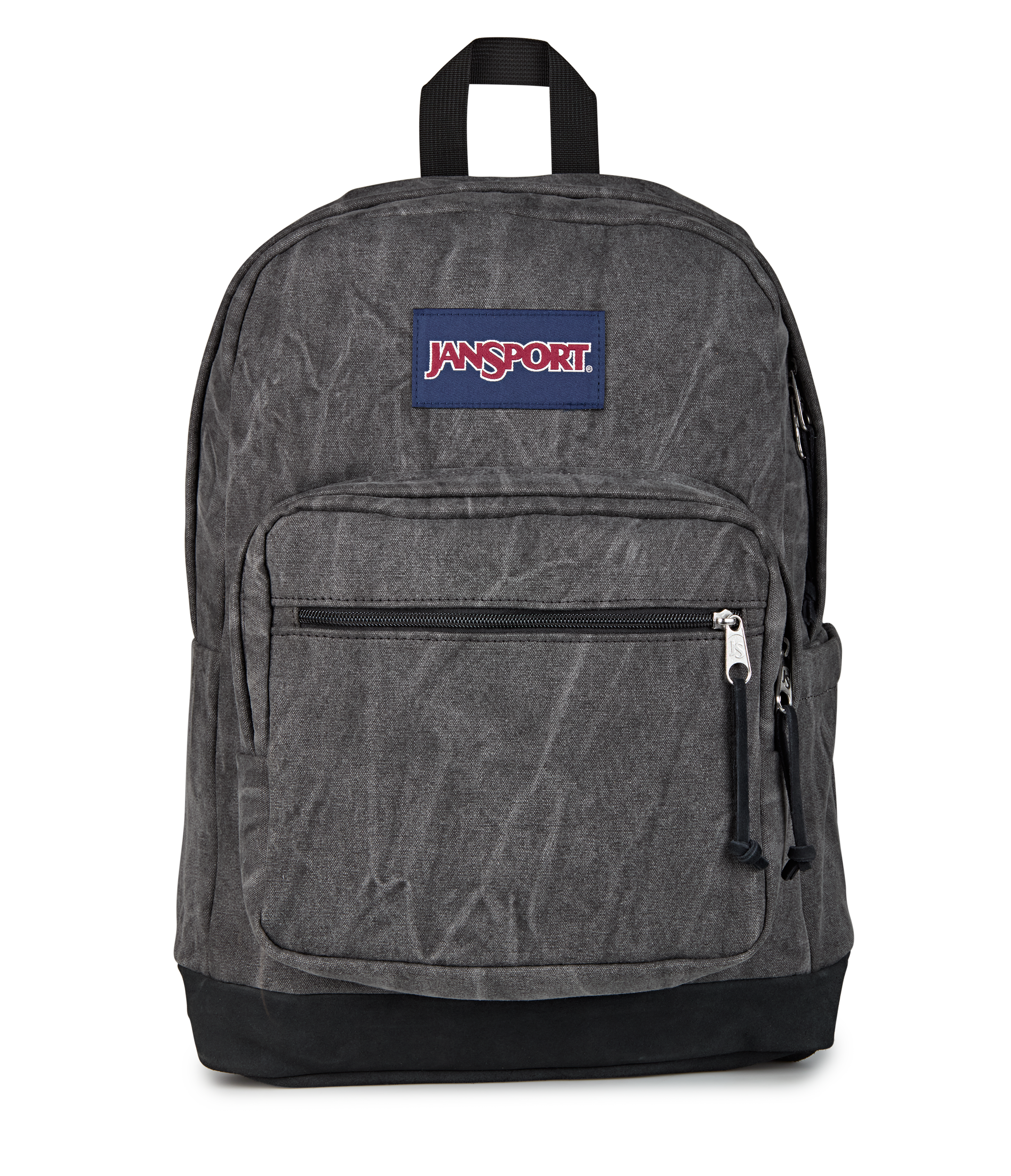 JanSport Right Pack Expressions in Aged Canvas Black — front view
