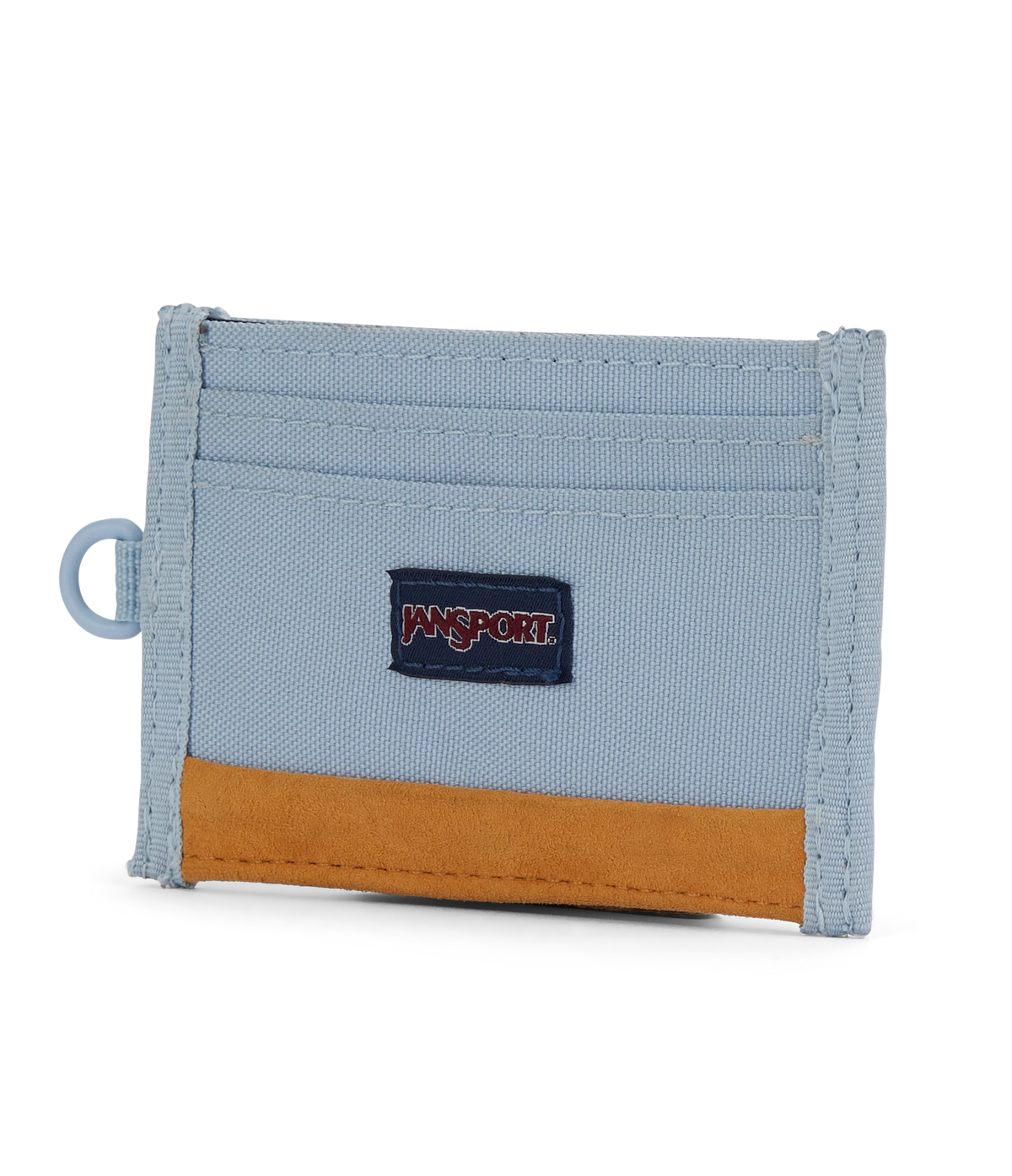 JanSport Core Cardholder Wallet in Blue Dusk — angle view