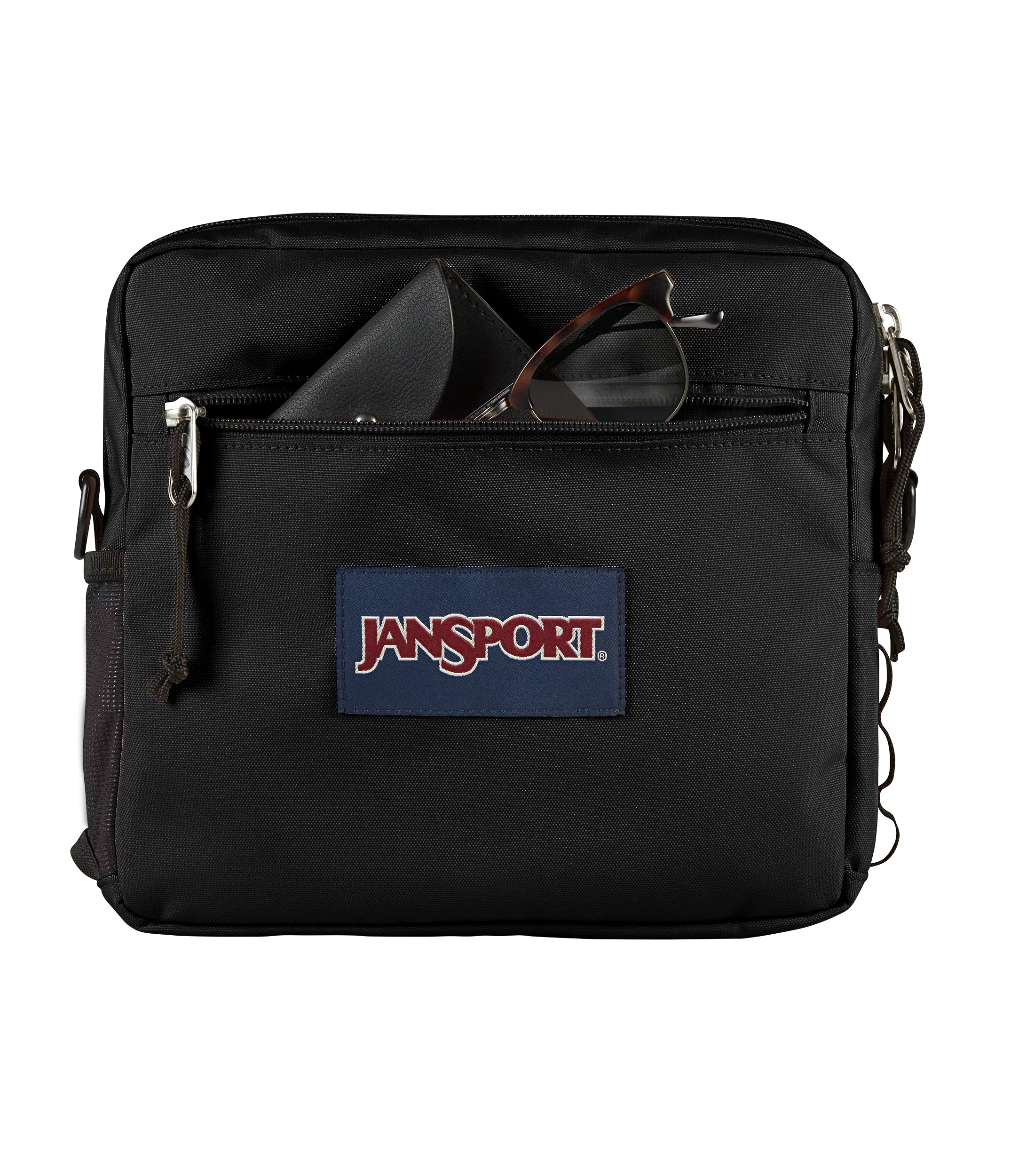 JanSport Central Adaptive Accessory Bag in Black — detail view