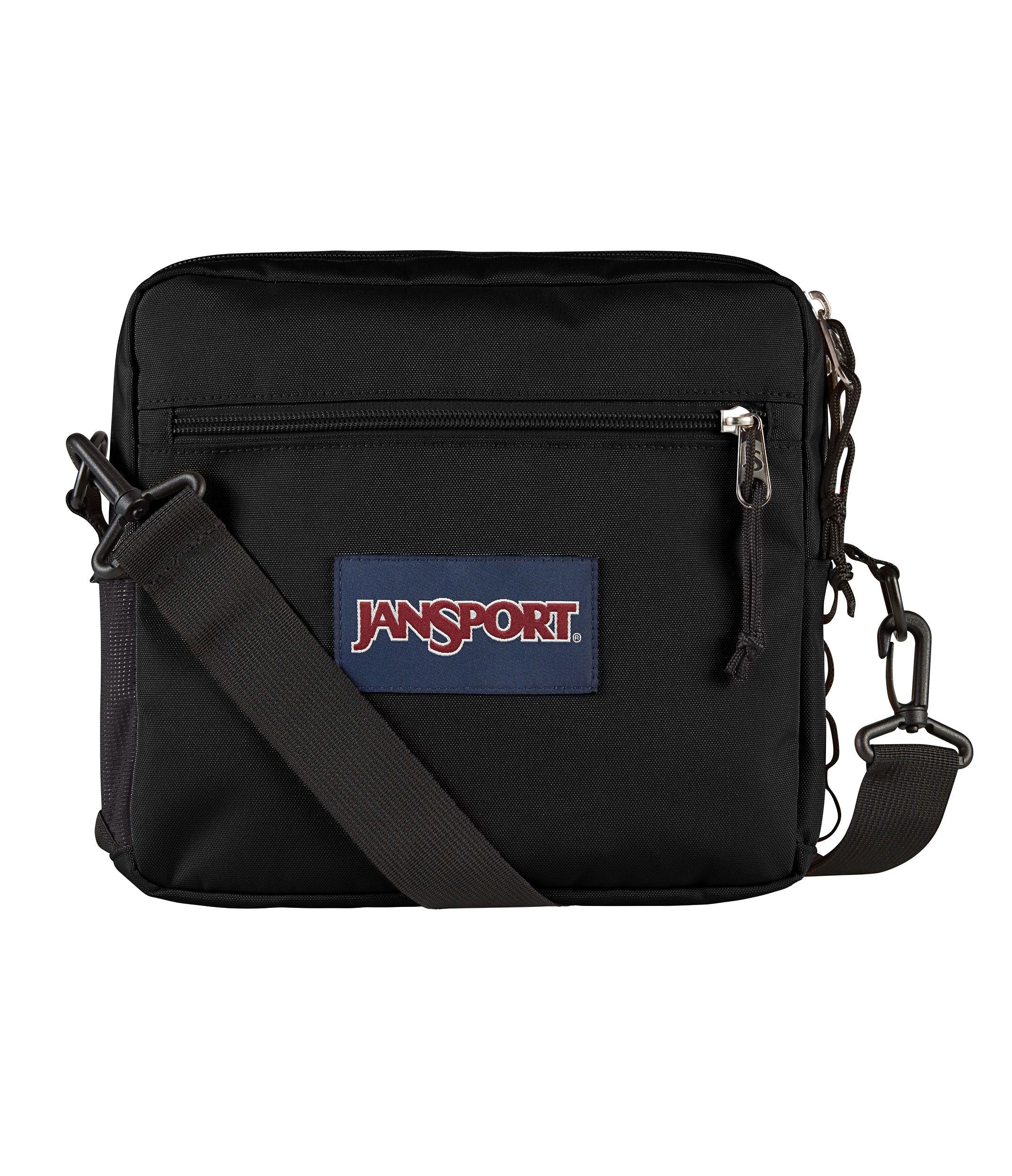 JanSport Central Adaptive Accessory Bag in Black — front view