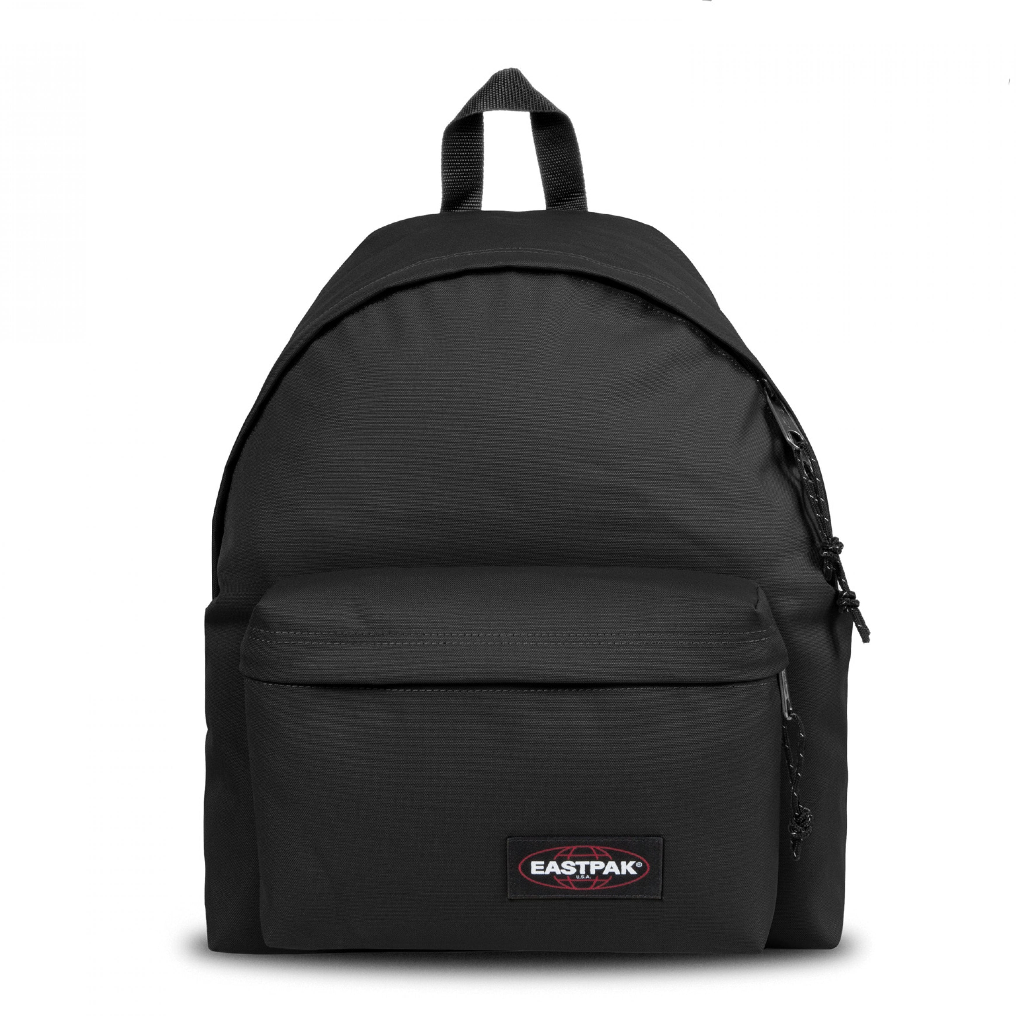 Eastpak Padded Pak'R Backpack 24L in Black — front view # color_Black