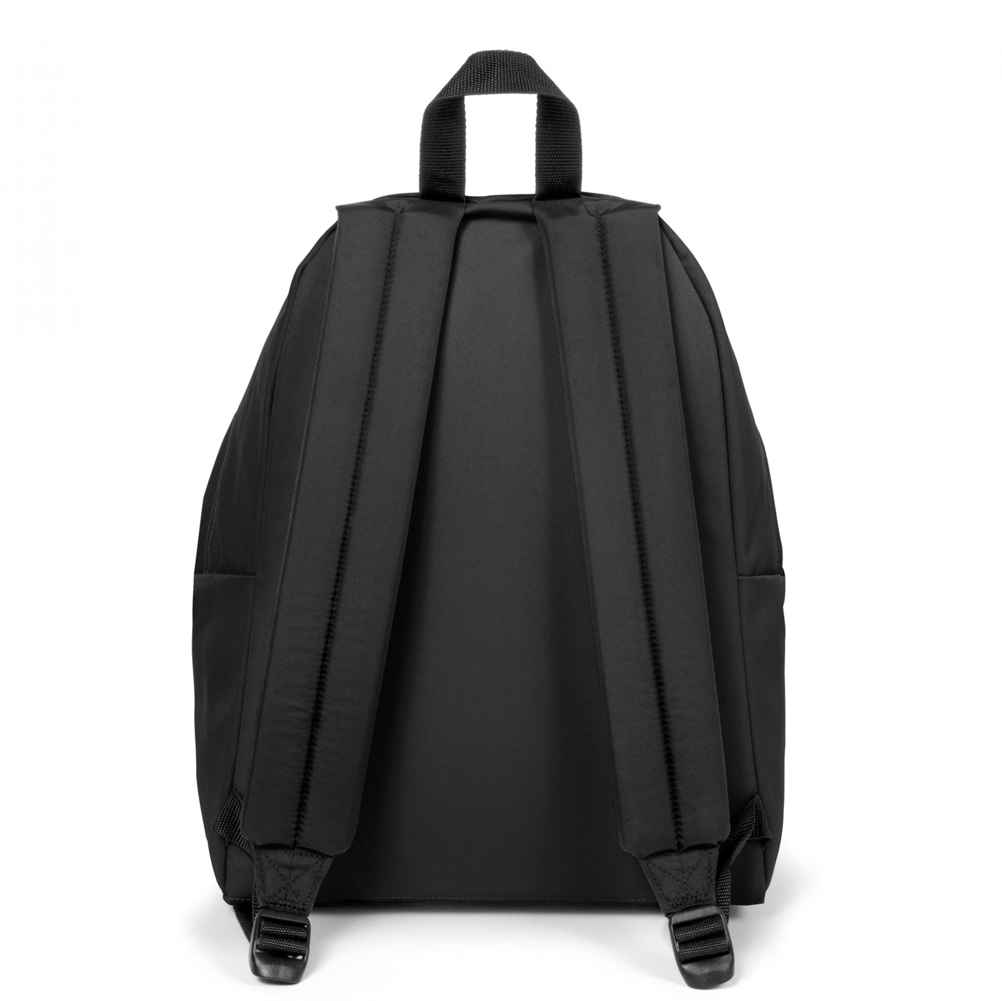 Eastpak Padded Pak'R Backpack 24L in Black — back view # color_Black