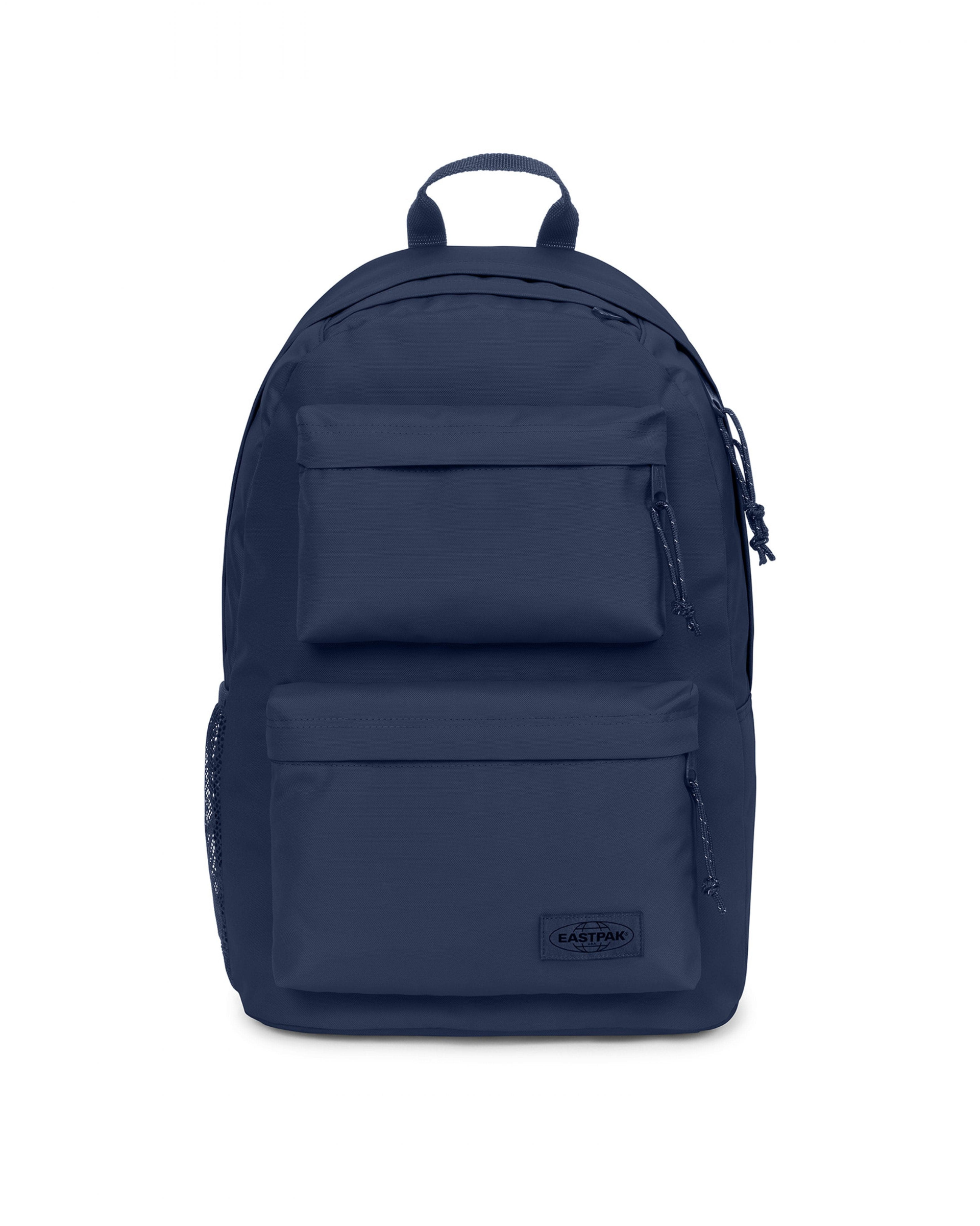 Eastpak Padded Double Backpack 24L in Nighttime Navy — front view # color_Nighttime Navy
