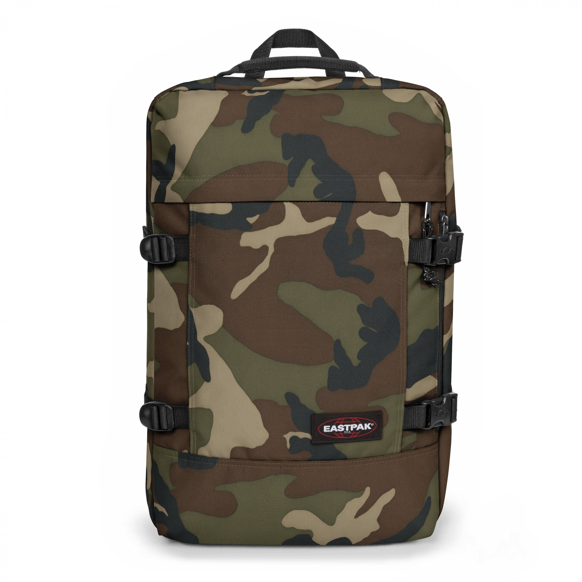 Eastpak Travelpack Backpack 42L in Camo — front view # color_Camo