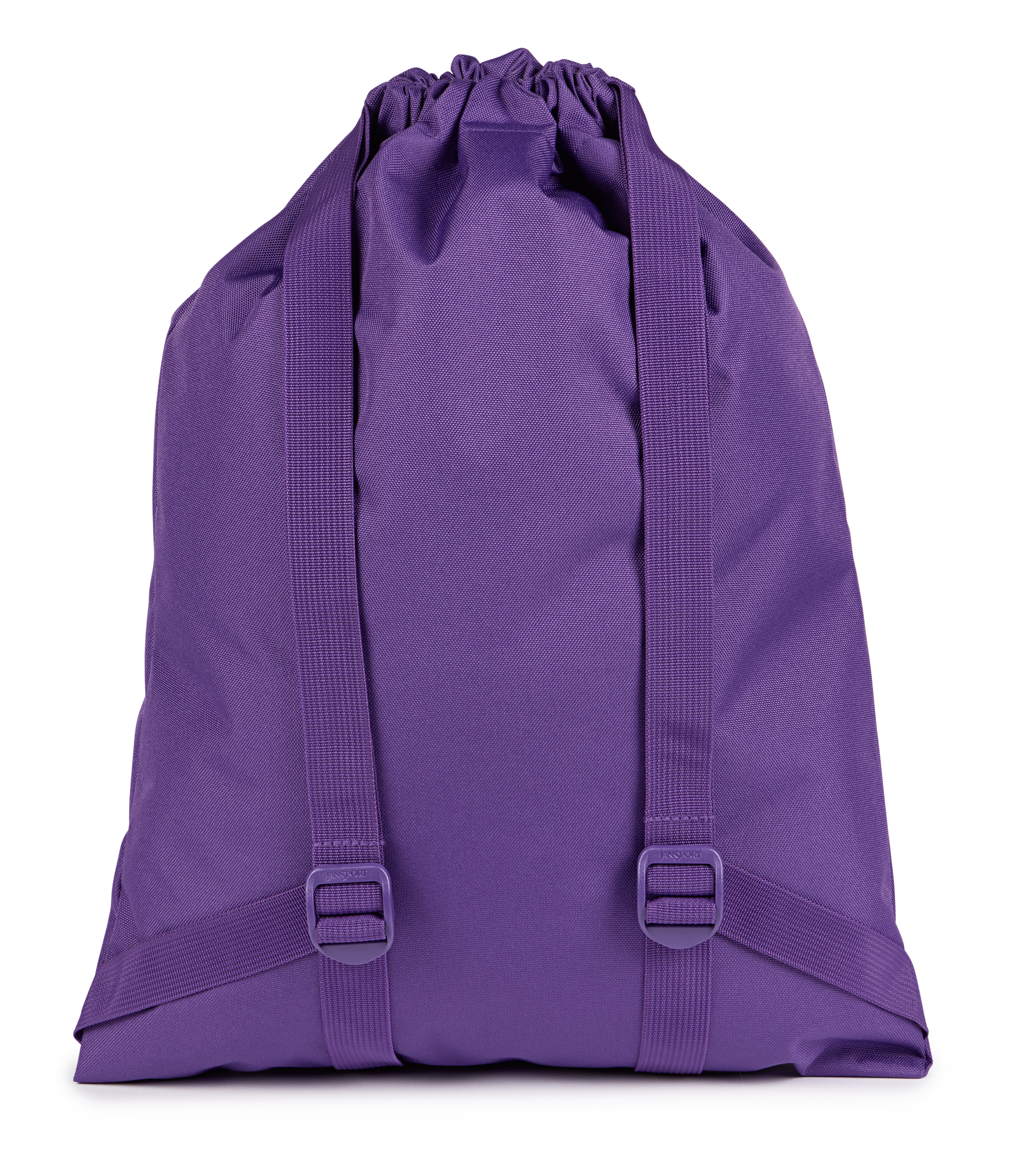 JanSport Draw Sack in Grape Jelly — back view