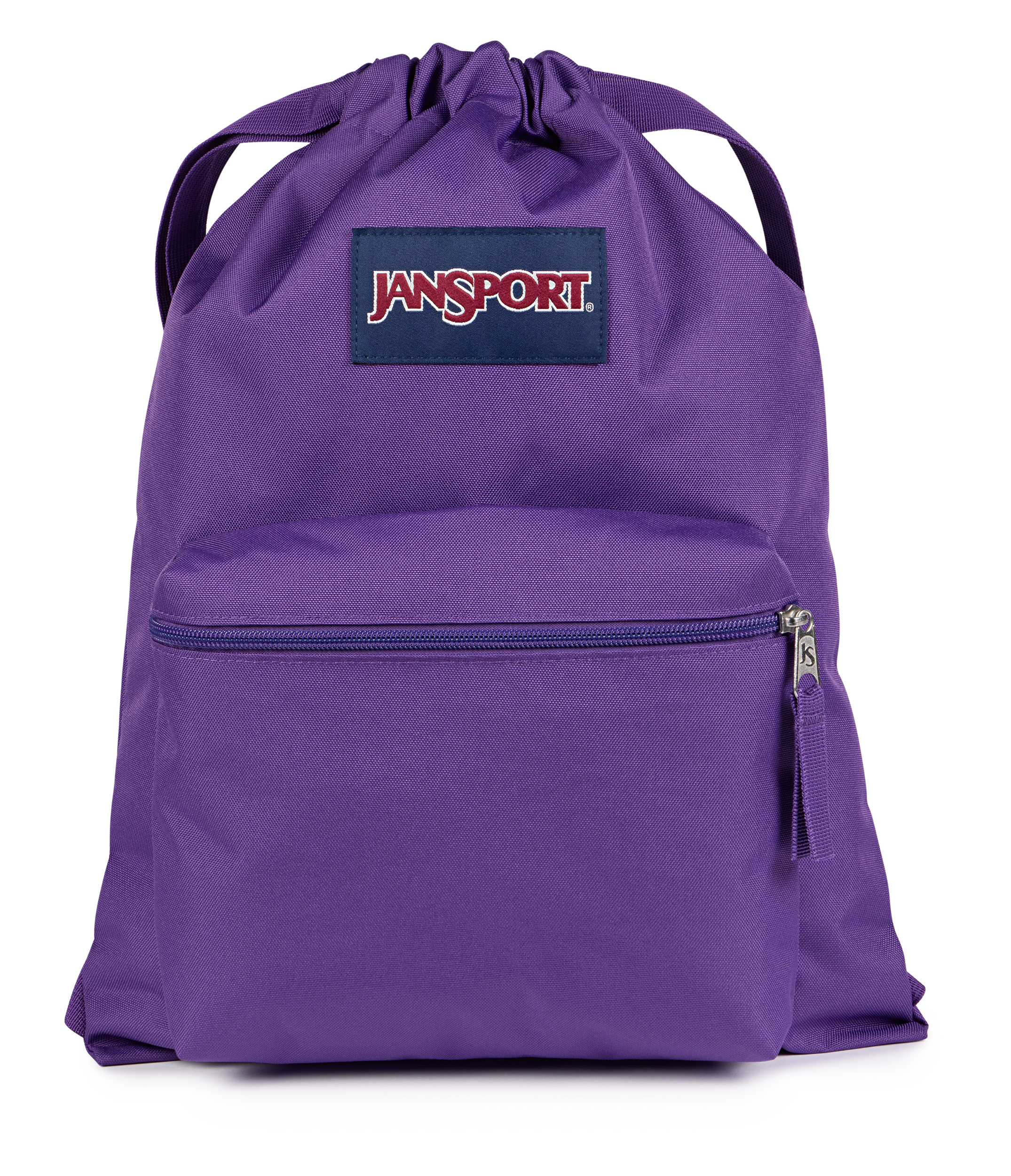 JanSport Draw Sack in Grape Jelly — front view