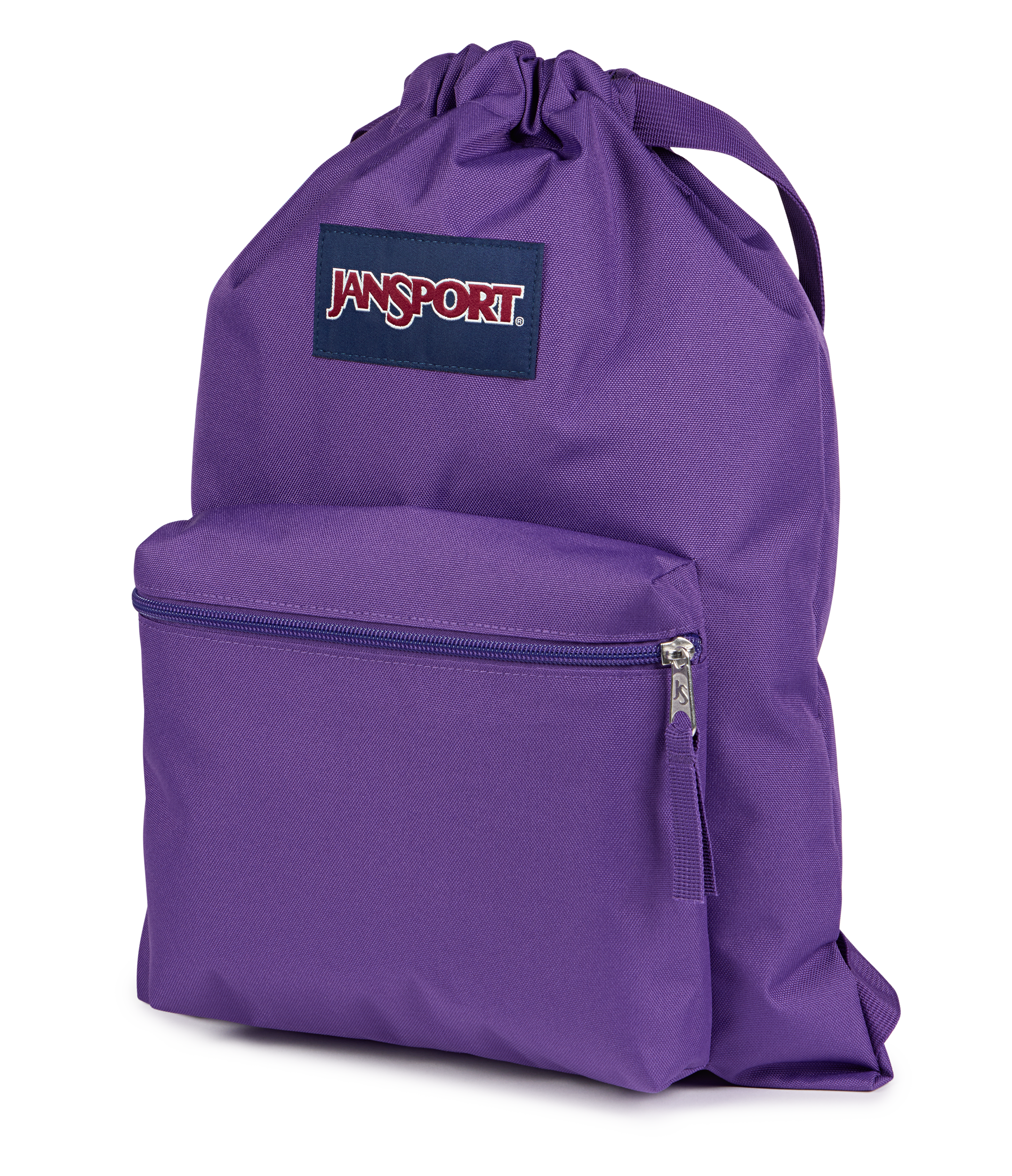 JanSport Draw Sack in Grape Jelly — angle view 3