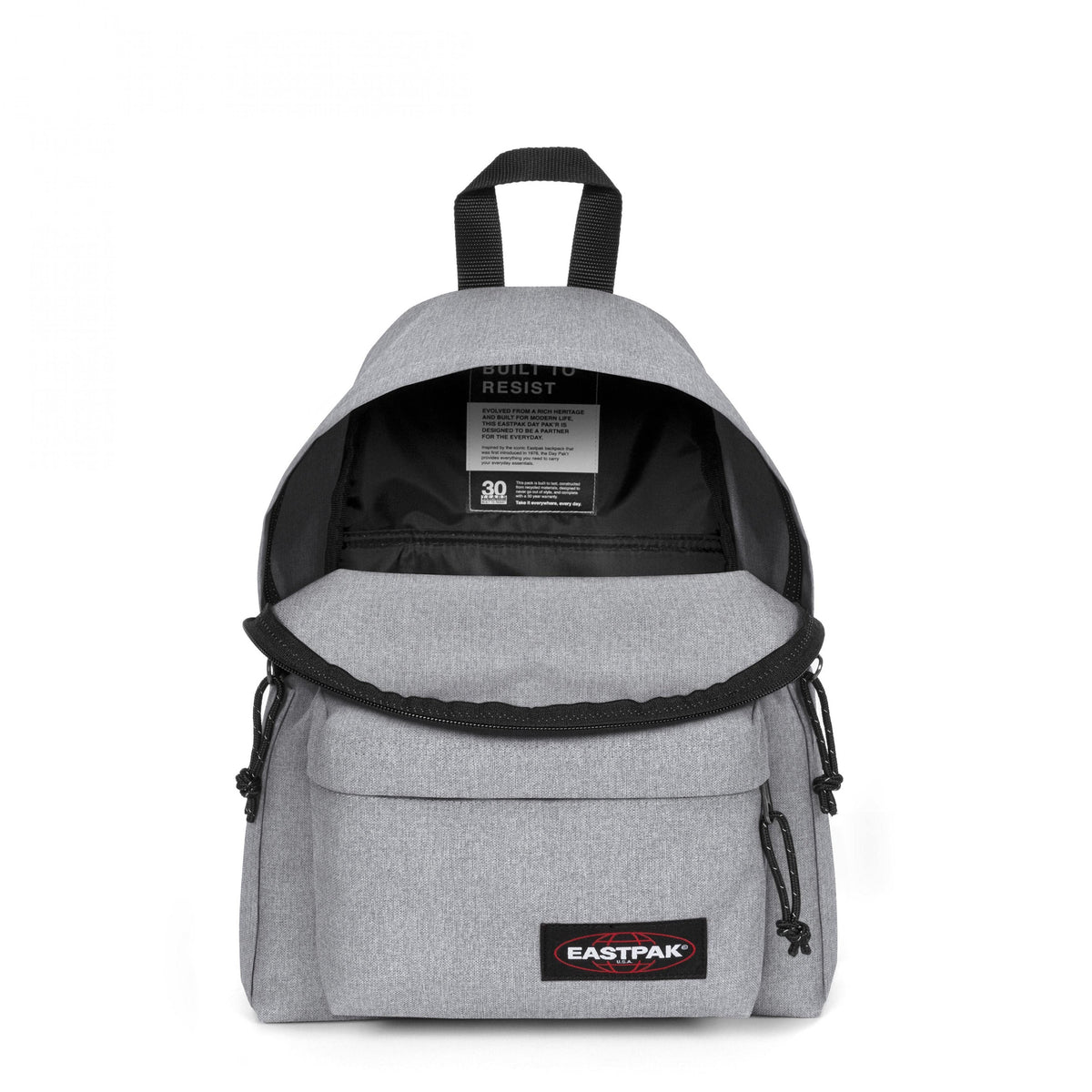Eastpak Day Pak'R  Backpack 24L in Sunday Grey — interior view