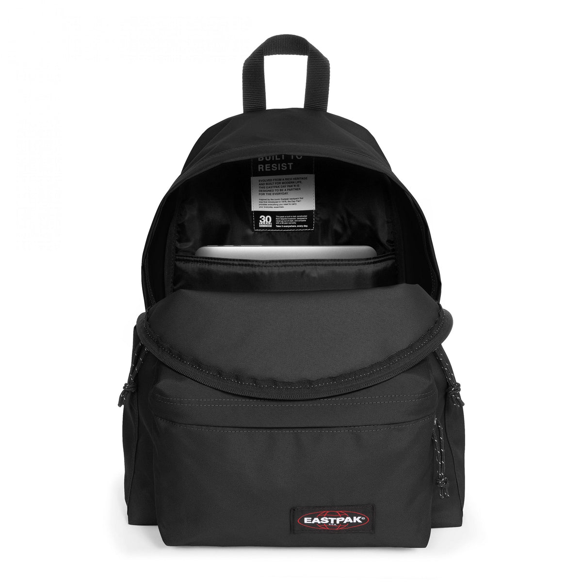 Eastpak Day Pak'R  Backpack 24L in Black — interior view