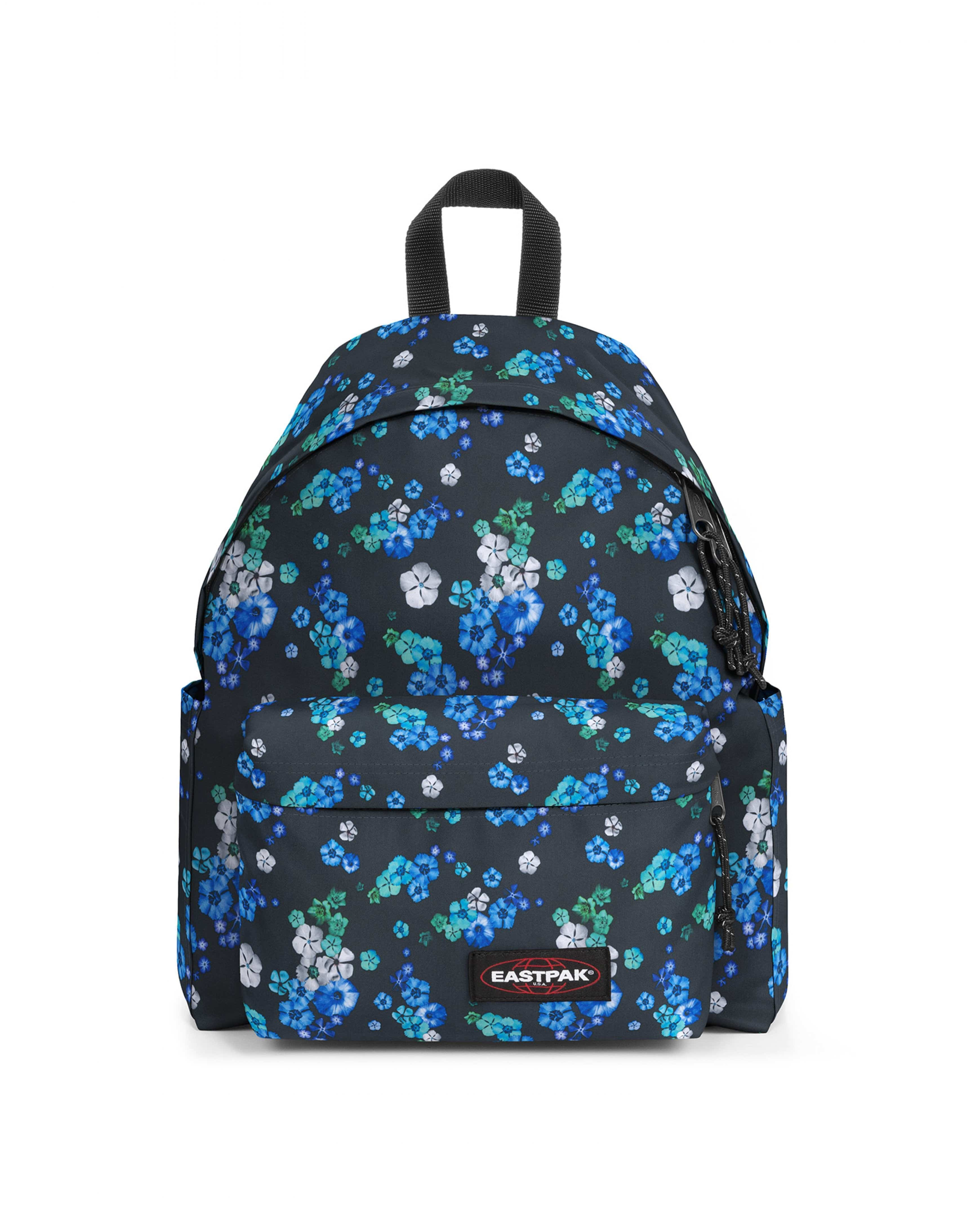 Eastpak Day Pak'R  Backpack 24L in Floral Bloom Black — front view # color_Floral Bloom Black
