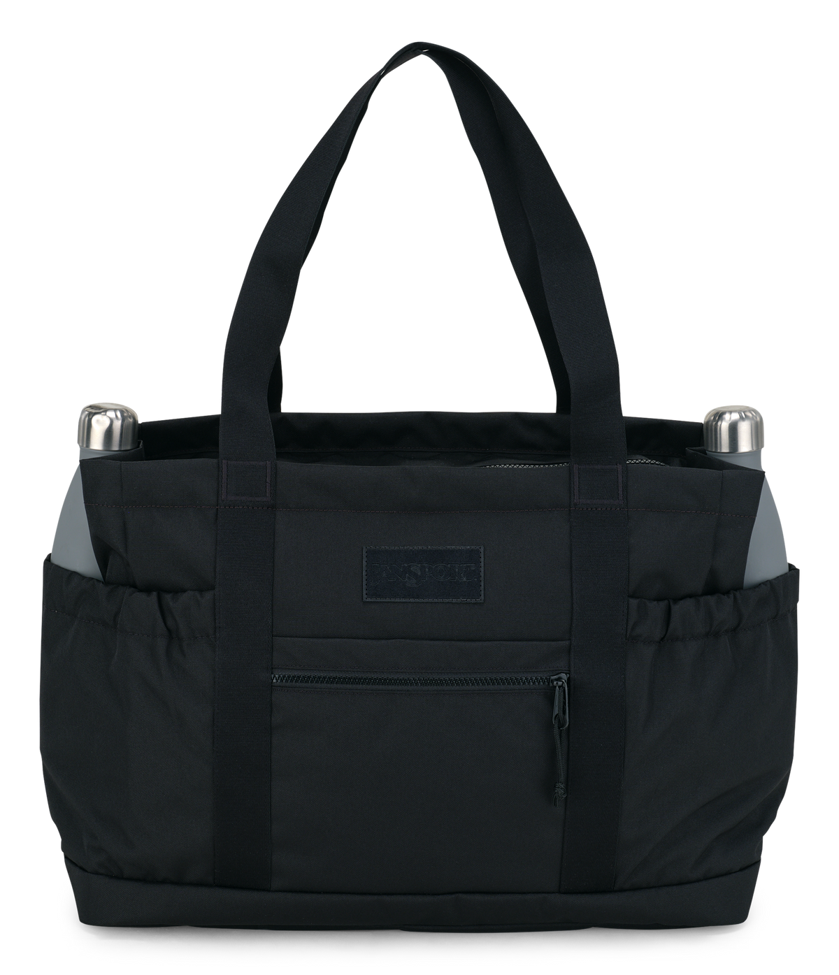Jansport Everyday Large Tote in Black — detail view