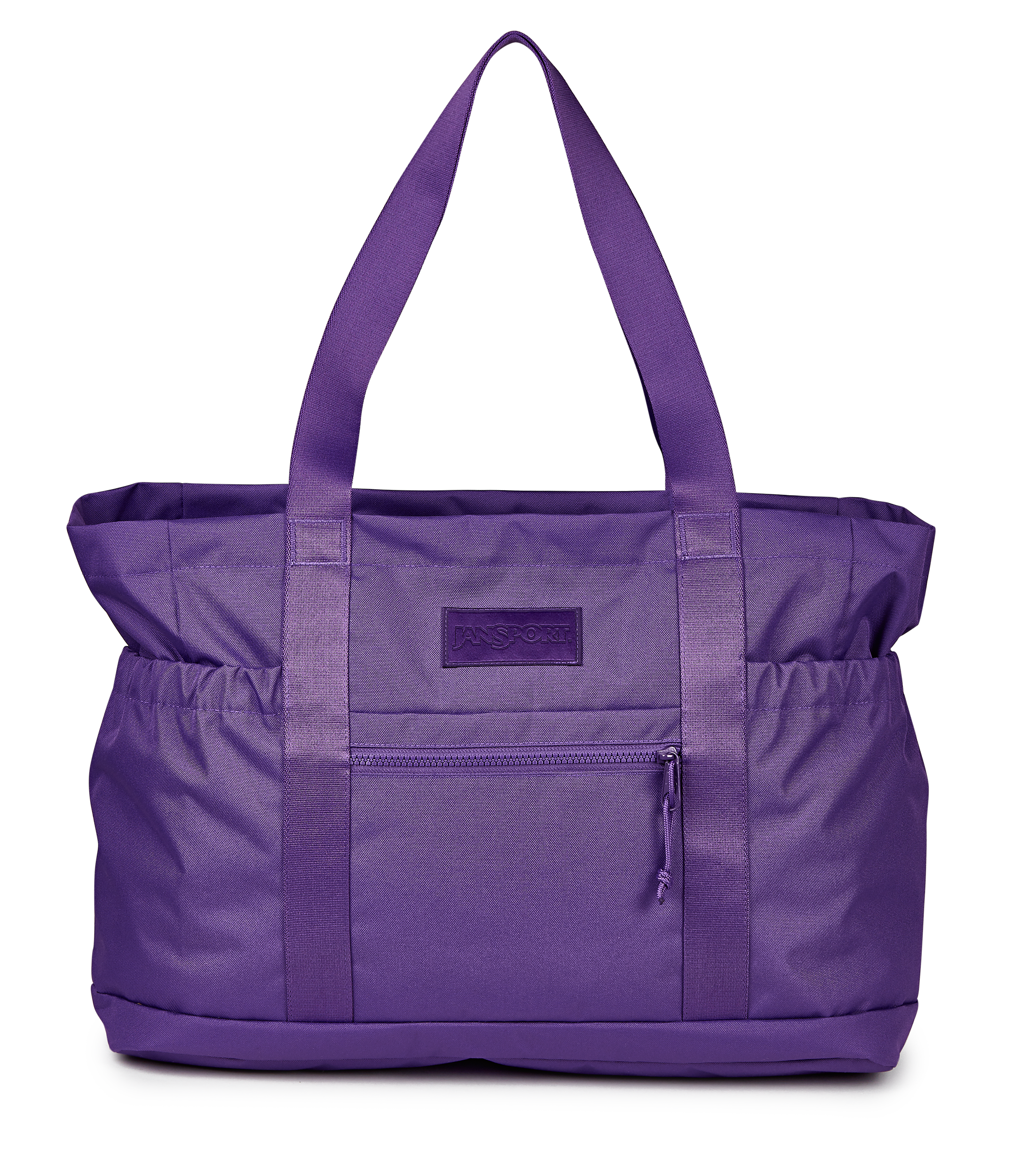 Jansport Everyday Large Tote in Grape Jelly — front view # color_Grape Jelly