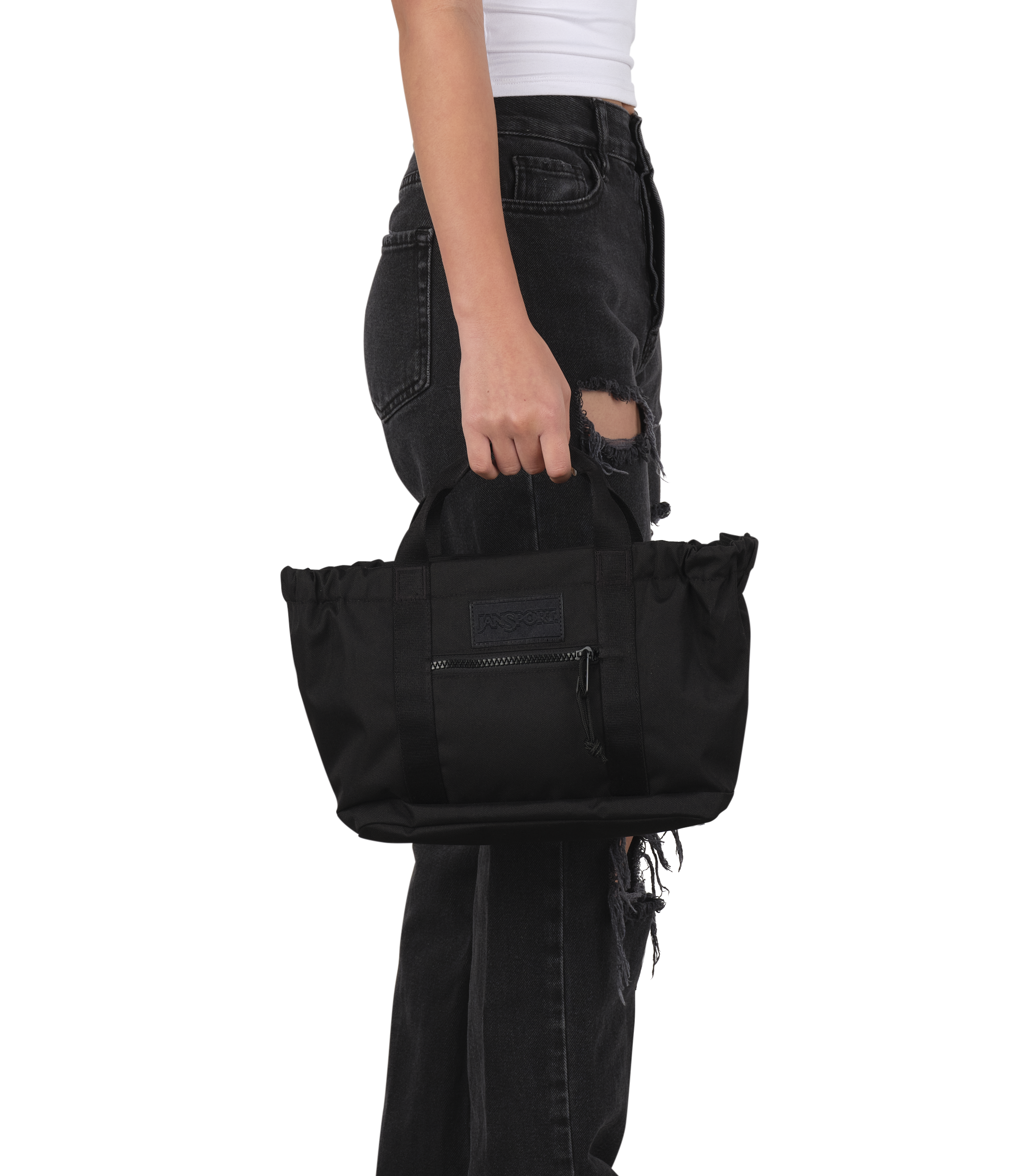 JanSport Everyday Mini Tote in Black — detail view 5