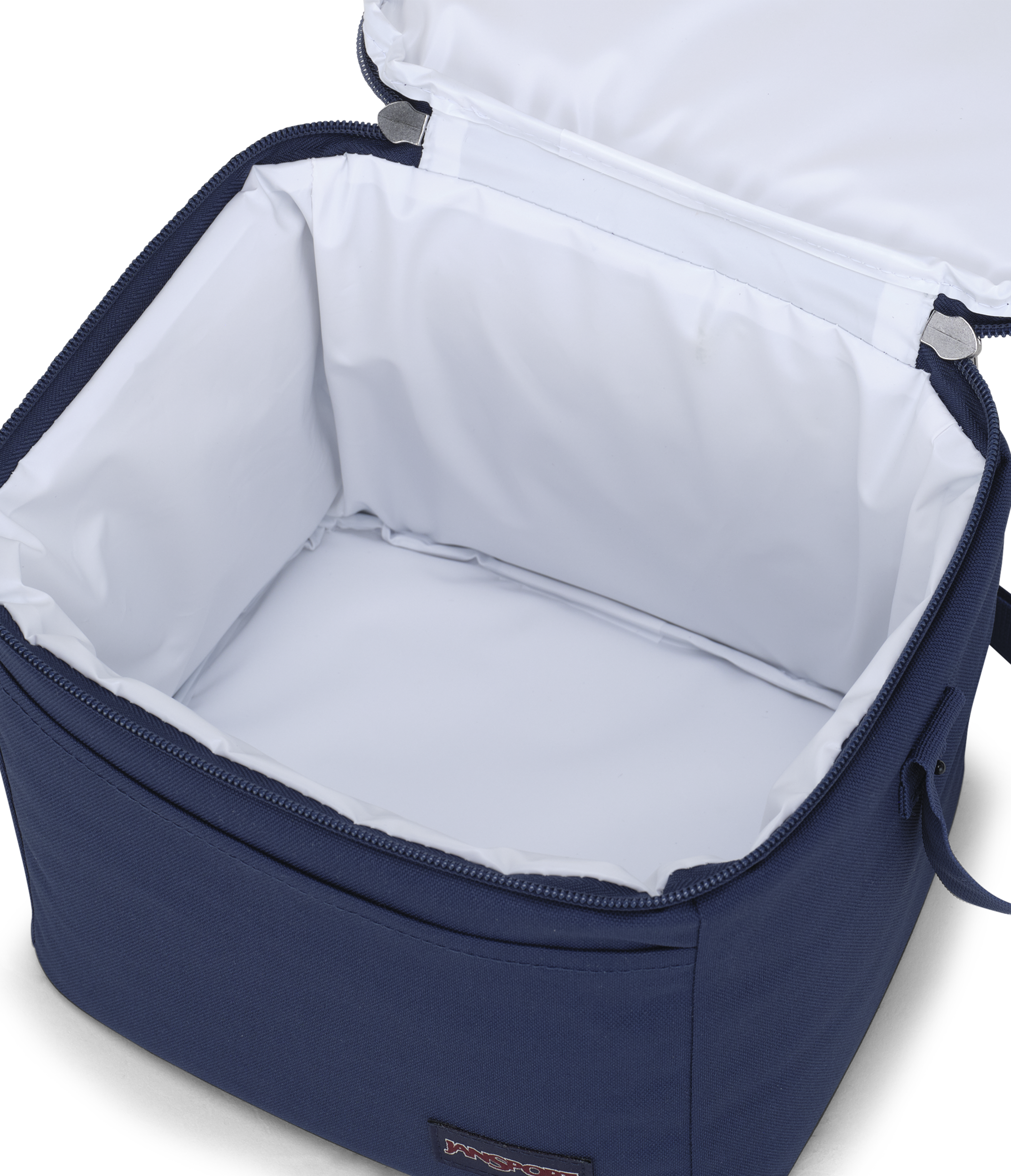 JanSport Super Snack in Navy — angle view 4