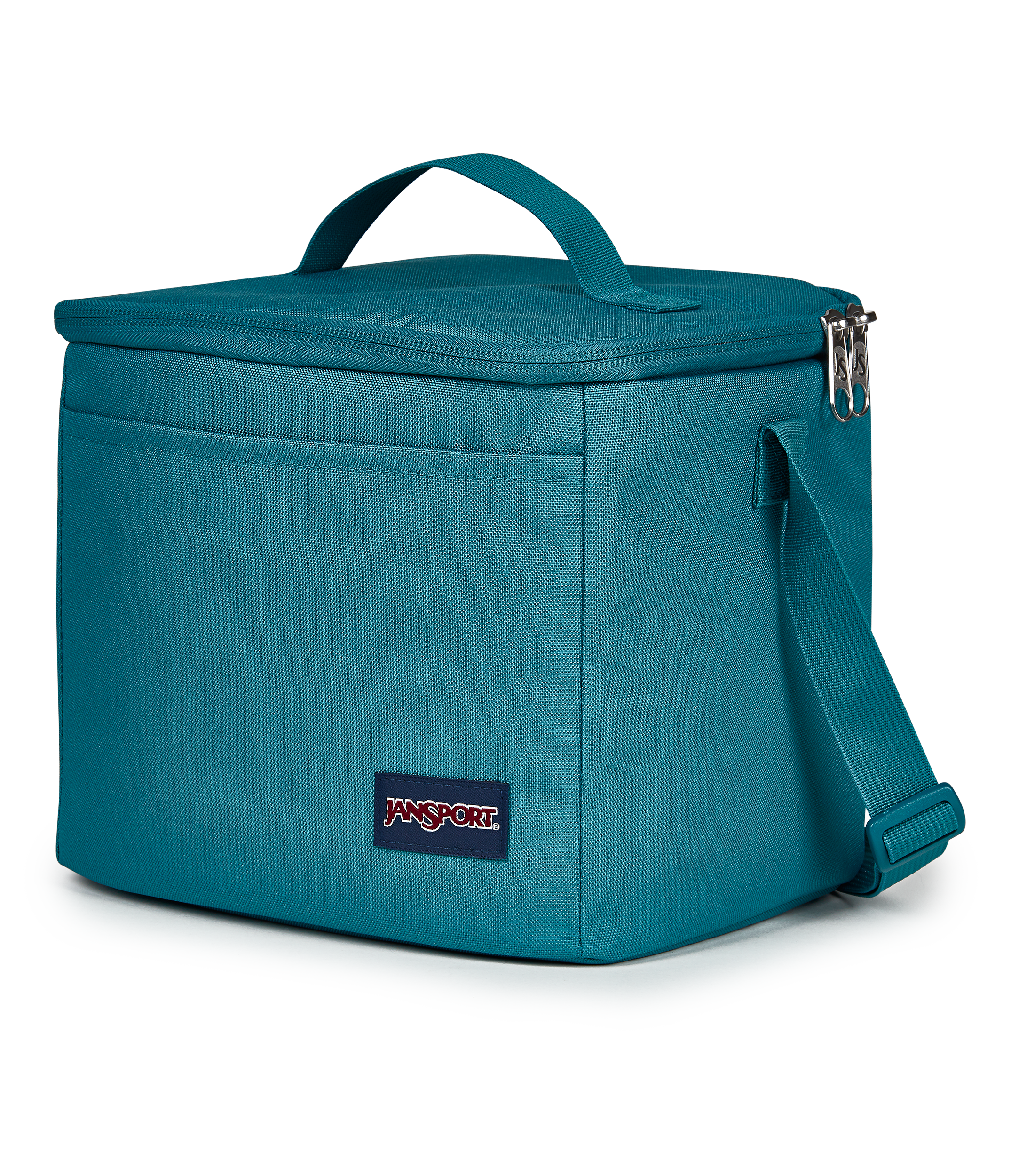 JanSport Super Snack in Emerald Pool — angle view 2