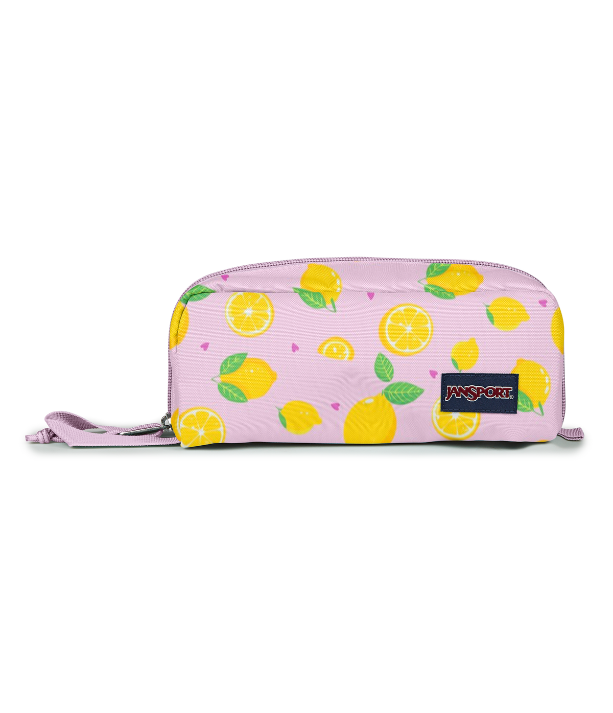JanSport Perfect Pouch in Lemonade Stand — front view # color_Lemonade Stand
