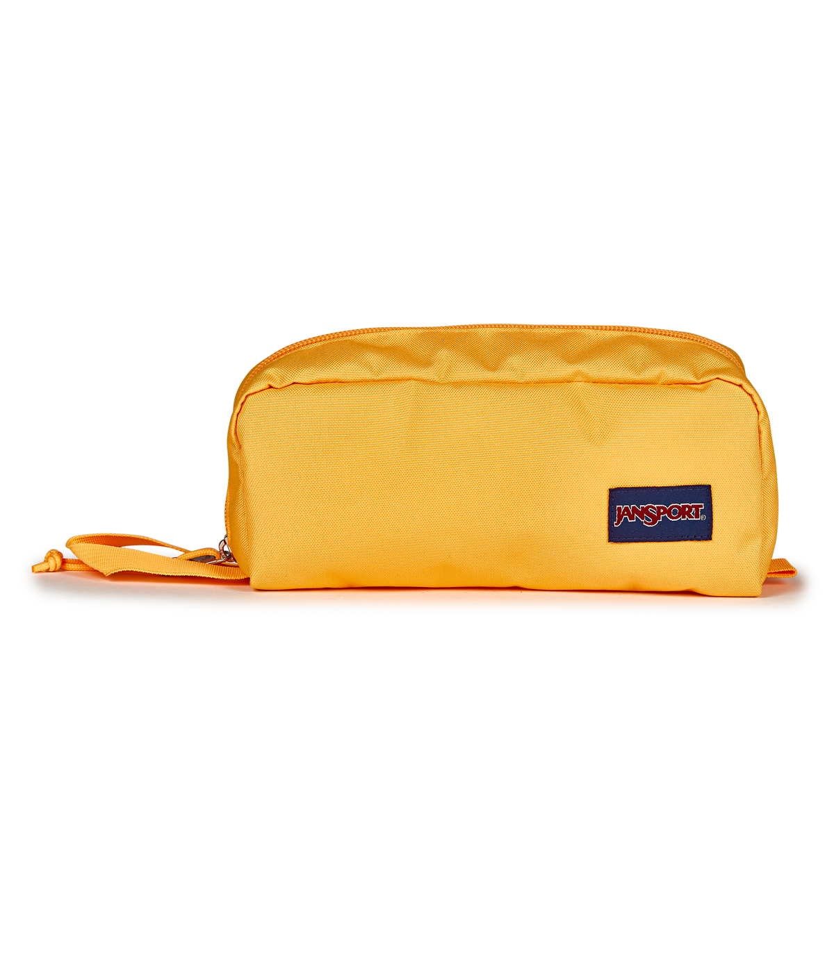 JanSport Perfect Pouch in Orange Soda — front view # color_Orange Soda