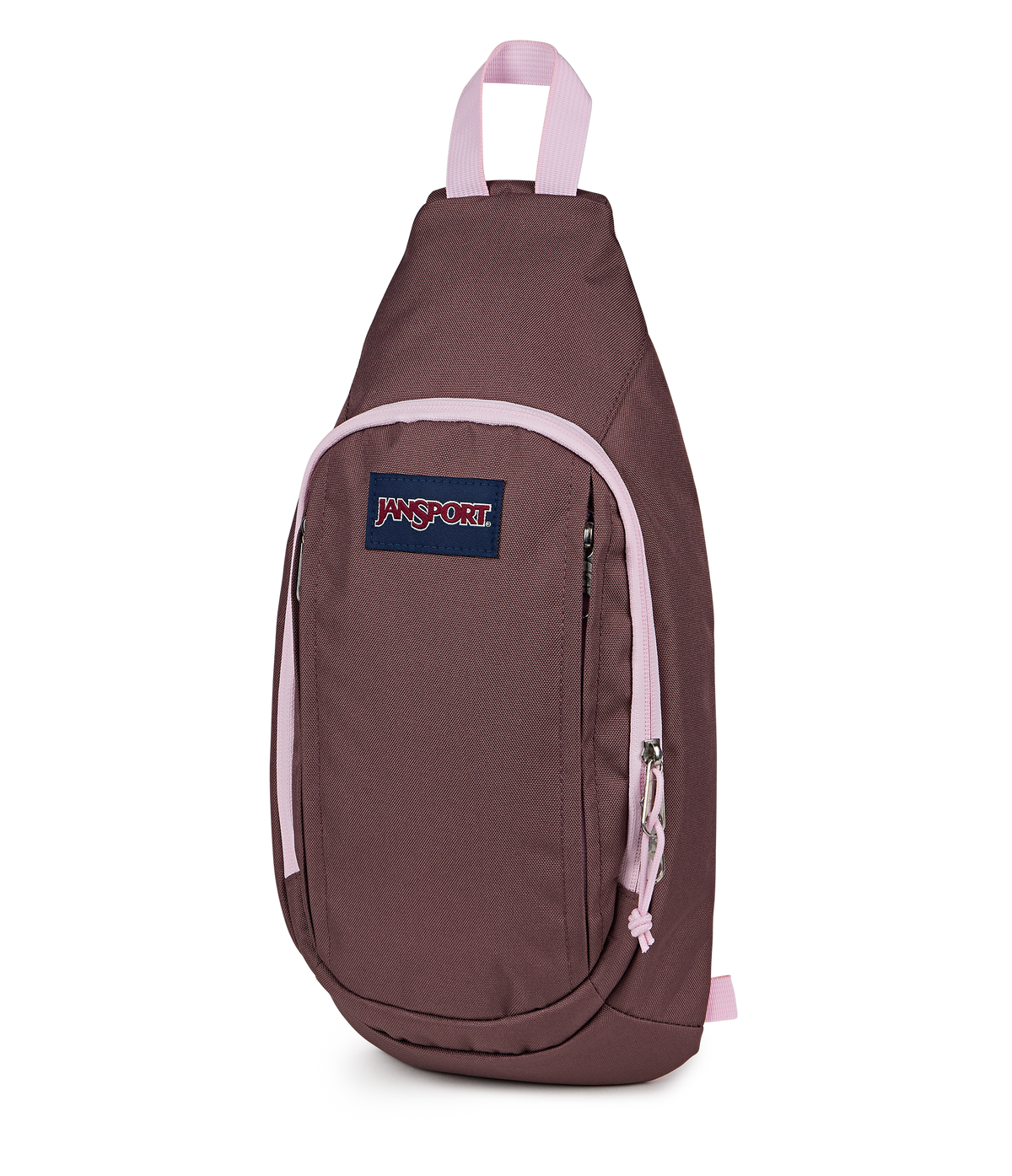 JanSport Move Sling Bag in Mahogany Haze/Pink Ice — side view