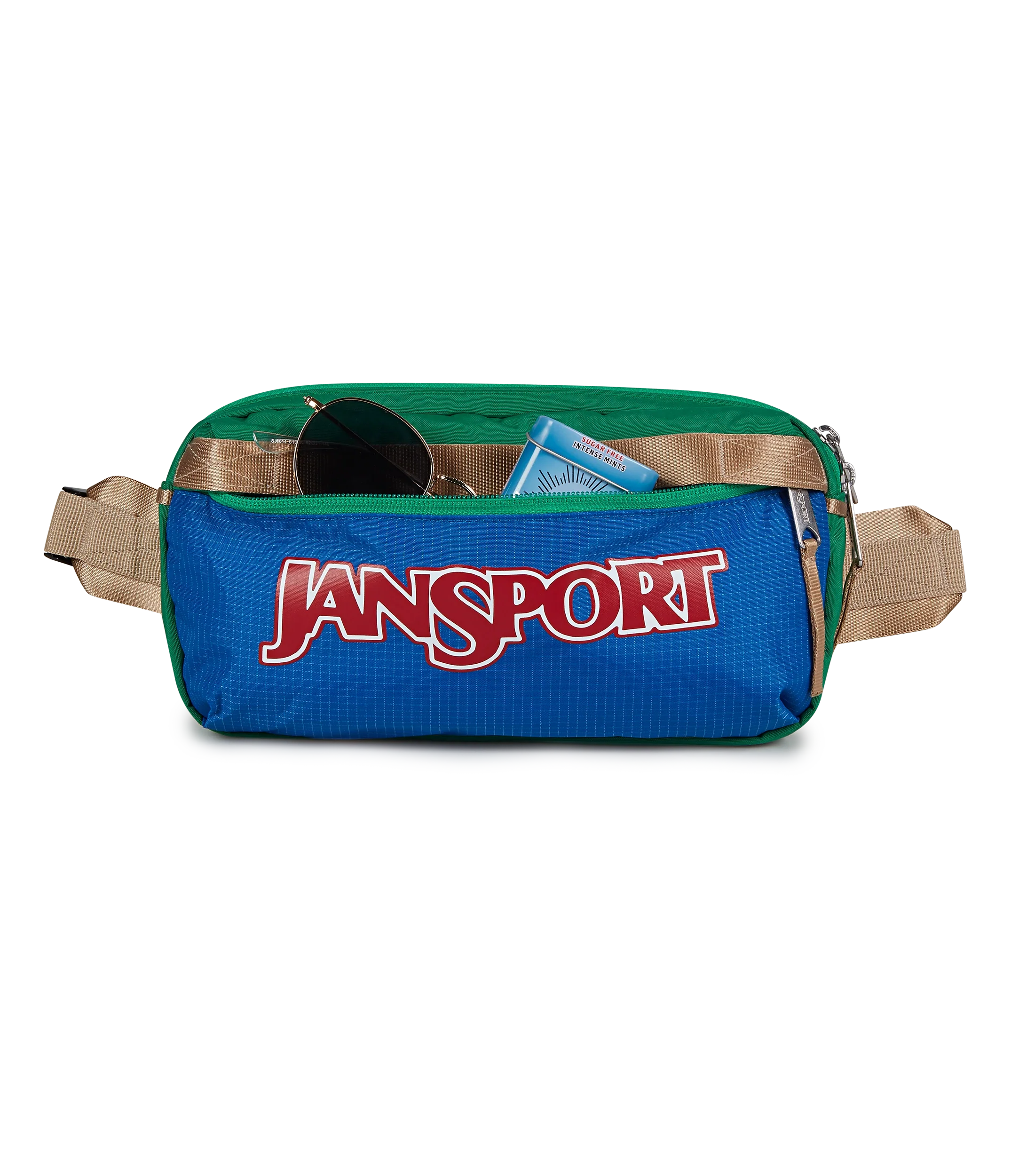 JanSport Washington Waistpack in Jelly Kelly — detail view 3