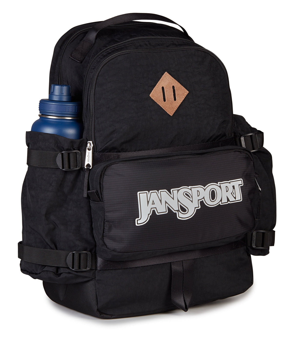 Jansport Seattle Pack Retro Series in Black — detail view