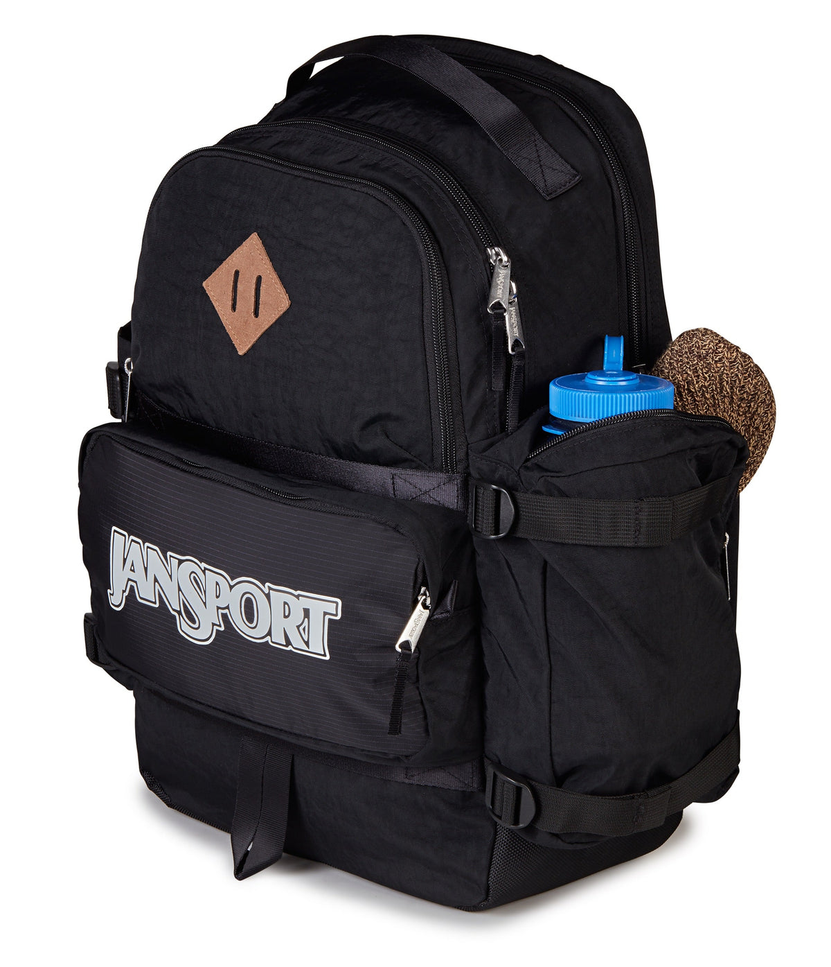 Jansport Seattle Pack Retro Series in Black — detail view 5
