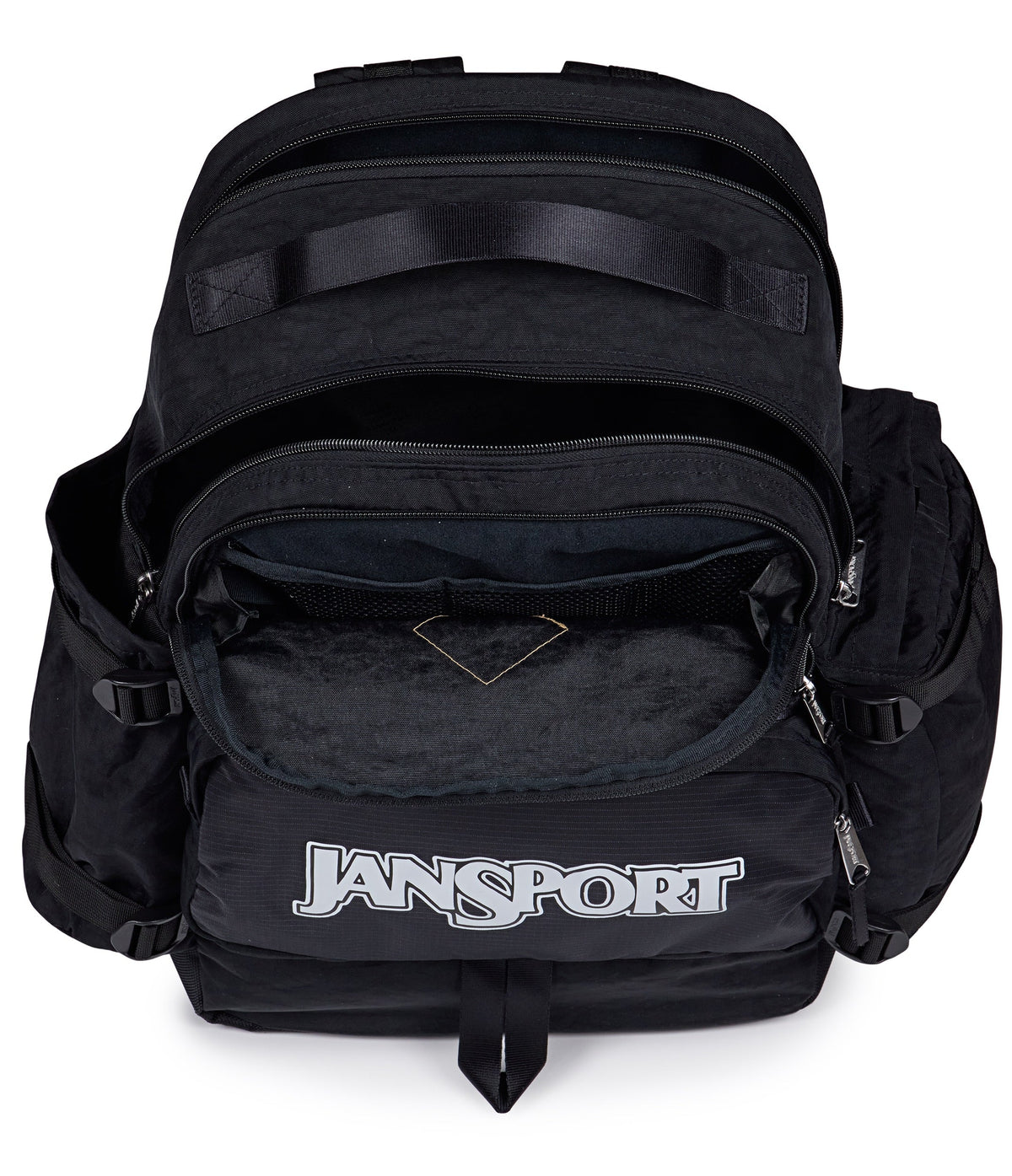 Jansport Seattle Pack Retro Series in Black — interior view