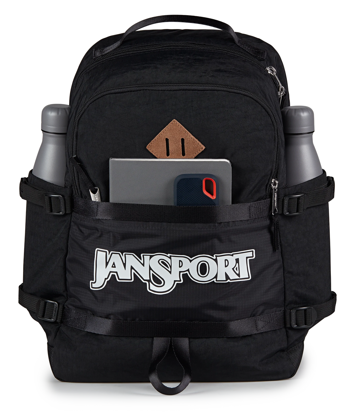 Jansport Small Seattle Pack Retro Series in Black — detail view 3